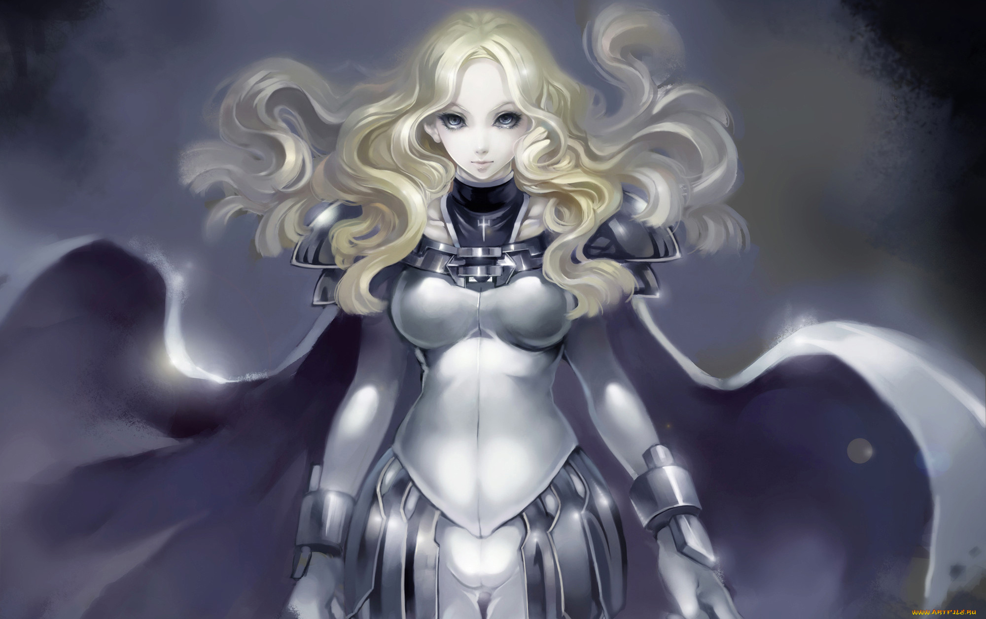 аниме, claymore, блондинка, teresa, доспехи, девушка