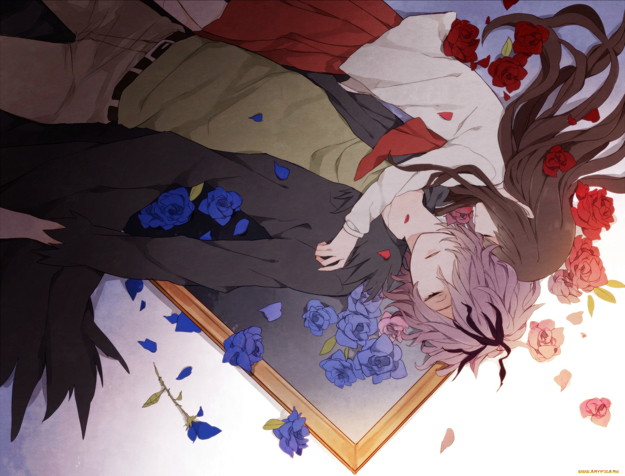 аниме, ib, двое, иб