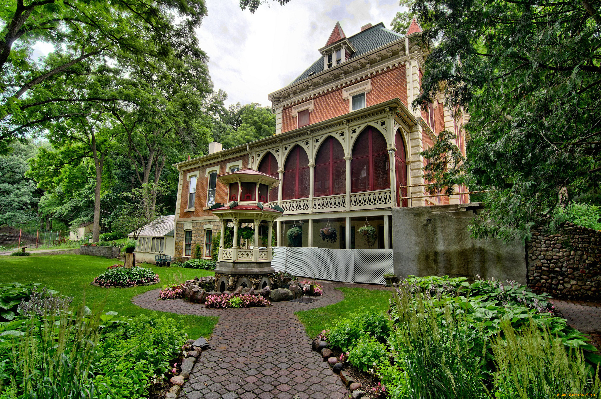 города, -, здания, , дома, загородный, дом