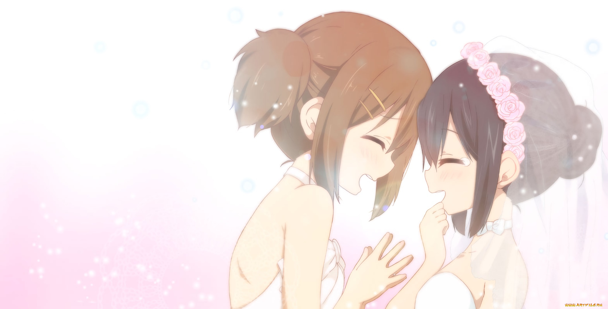 аниме, k-on, взгляд, фон, девушки