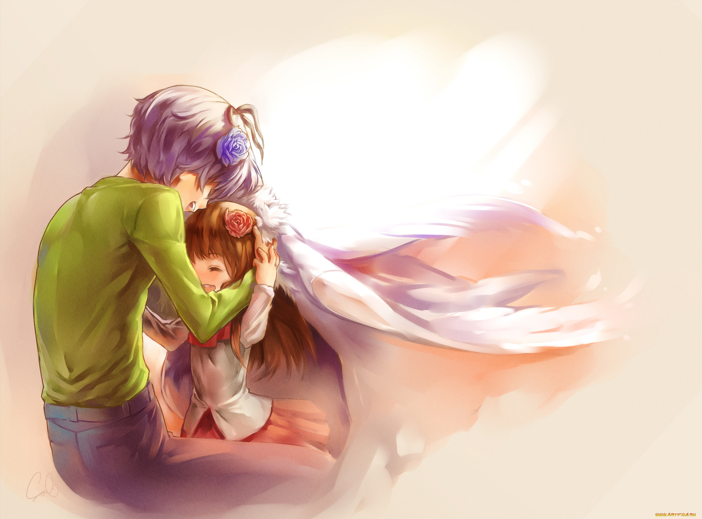 аниме, ib, иб, двое