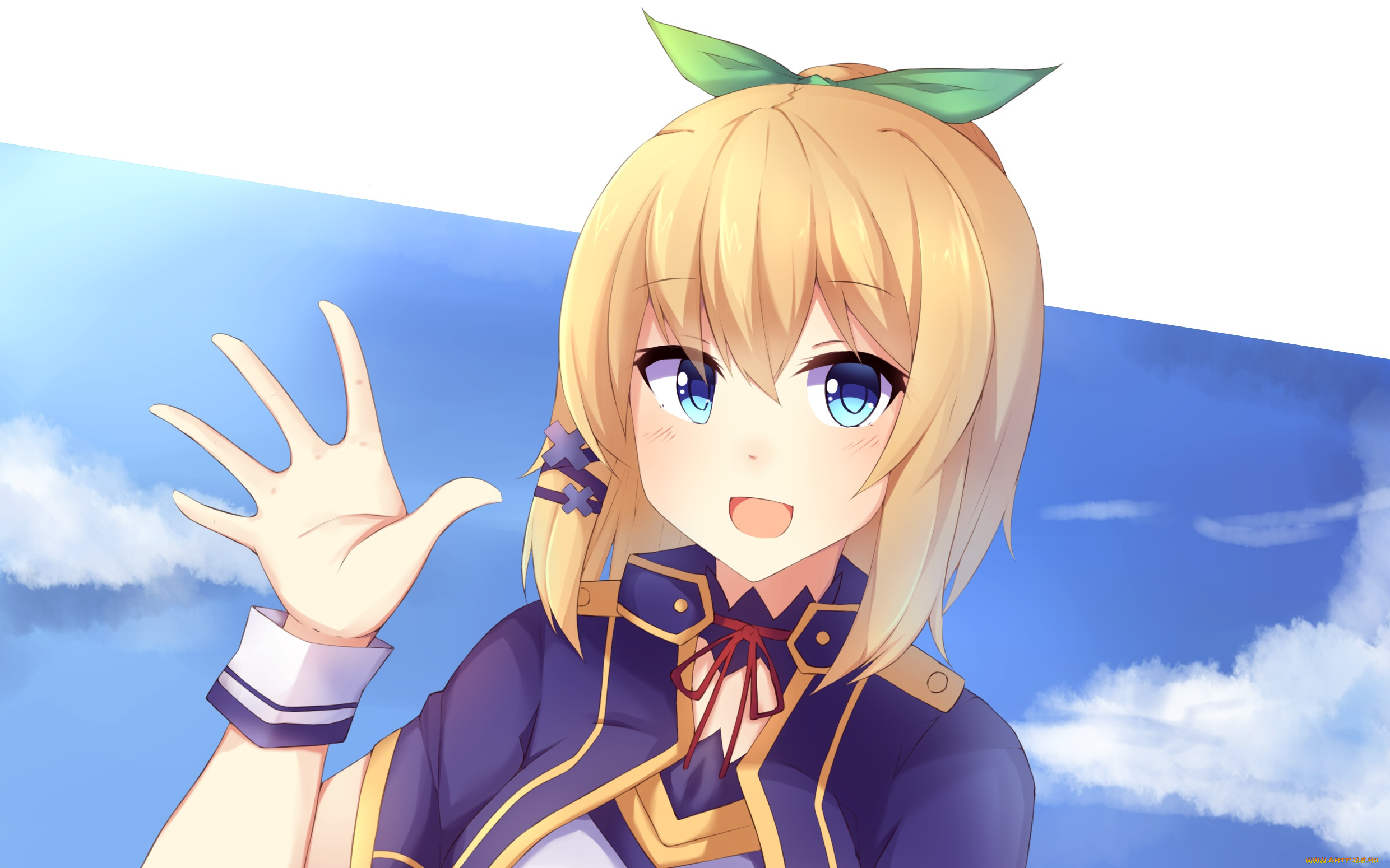 аниме, tales, of, zestiria, девушка, взгляд, фон