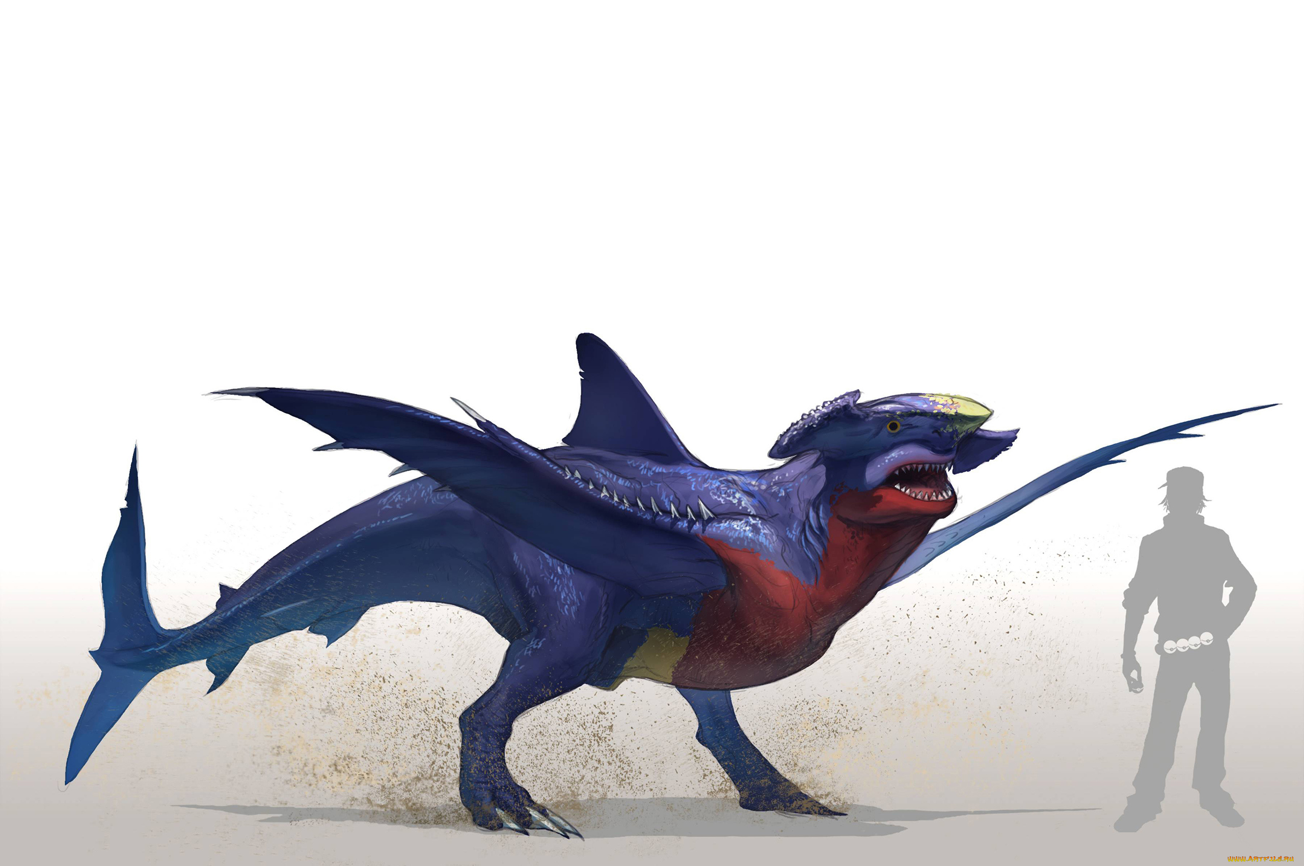 аниме, pokemon, существо, чудовище, монстр, чудище