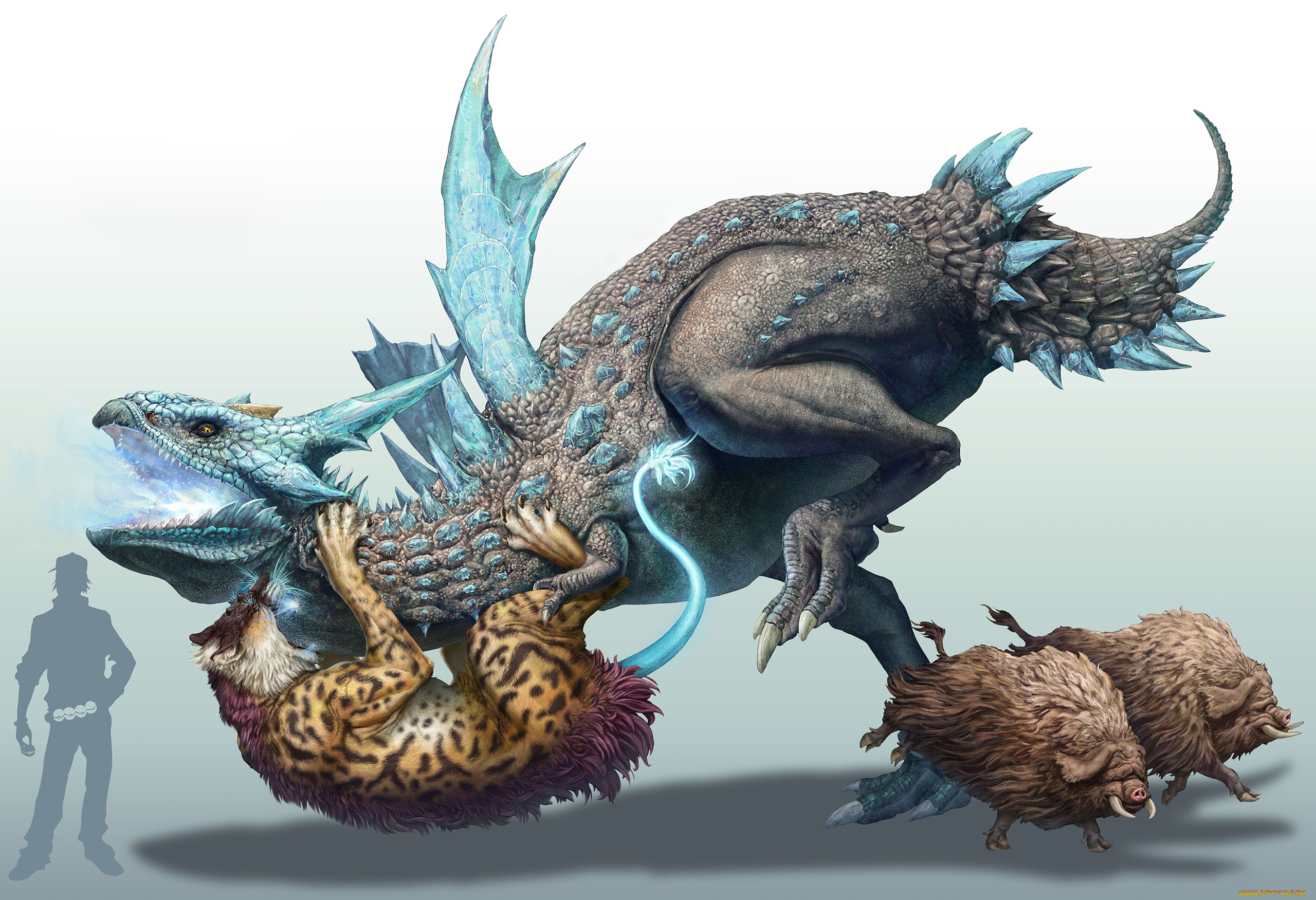 аниме, pokemon, существо, чудовище, монстр, чудище