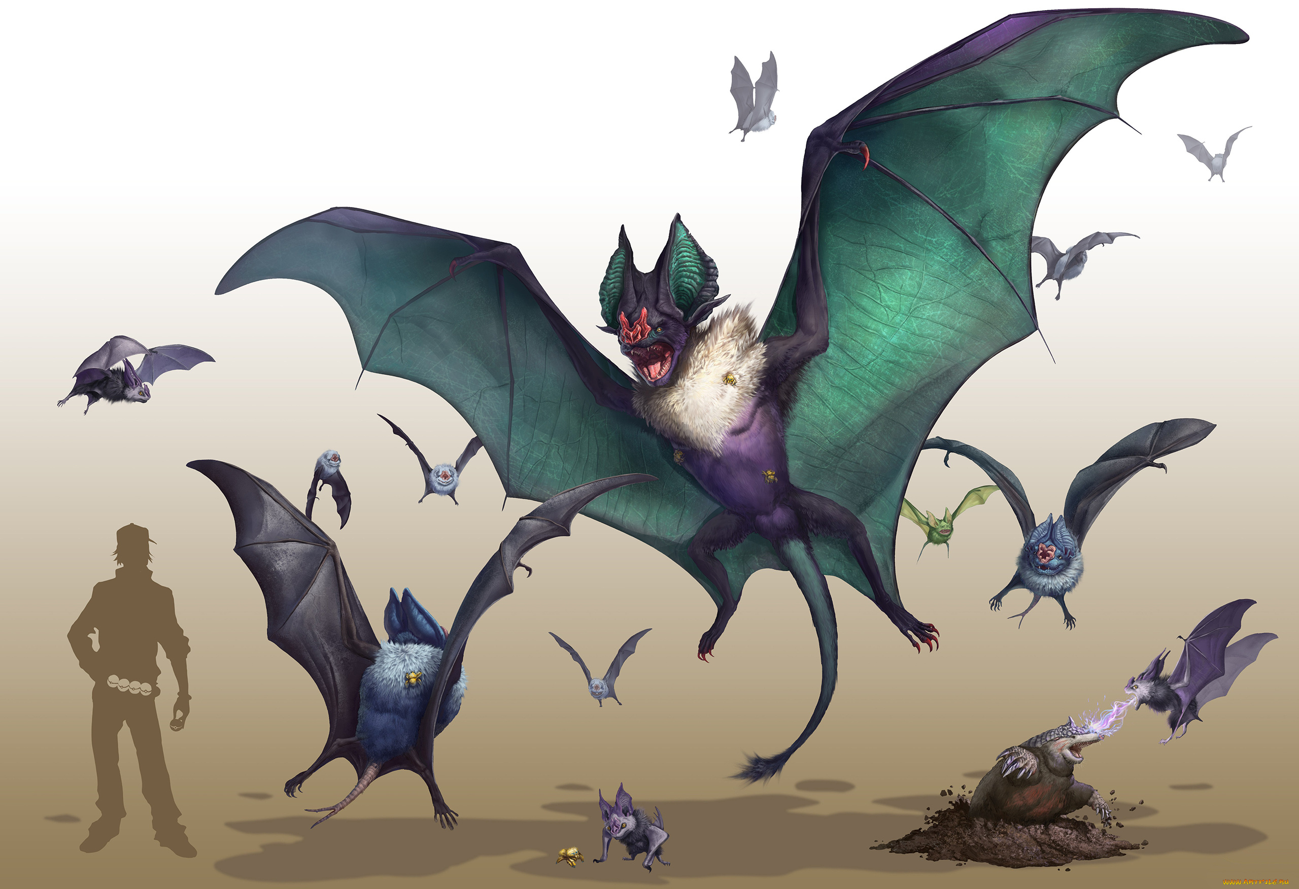 аниме, pokemon, существо, чудовище, монстр, чудище