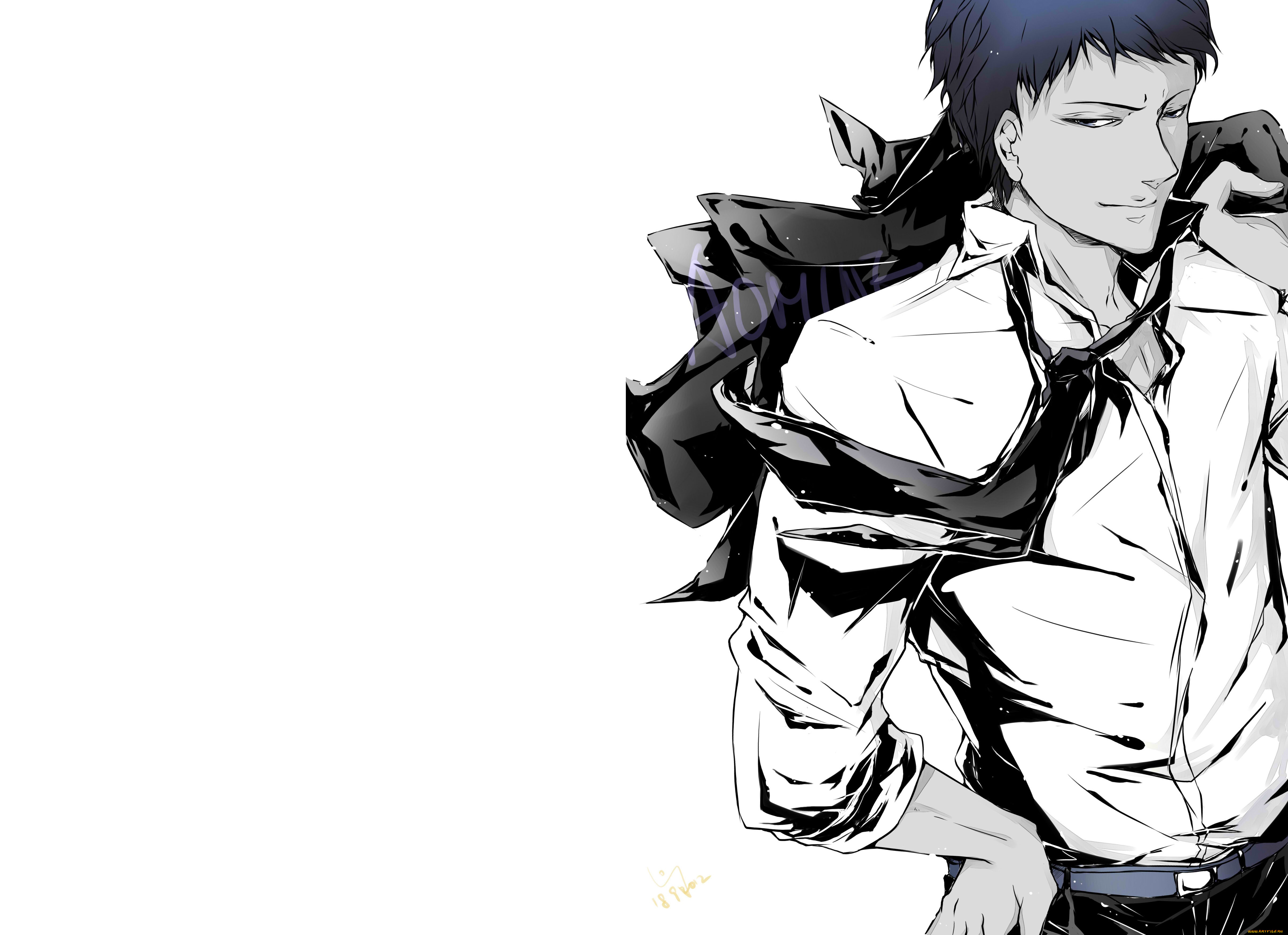 аниме, kuroko, no, baske, аомине, дайки