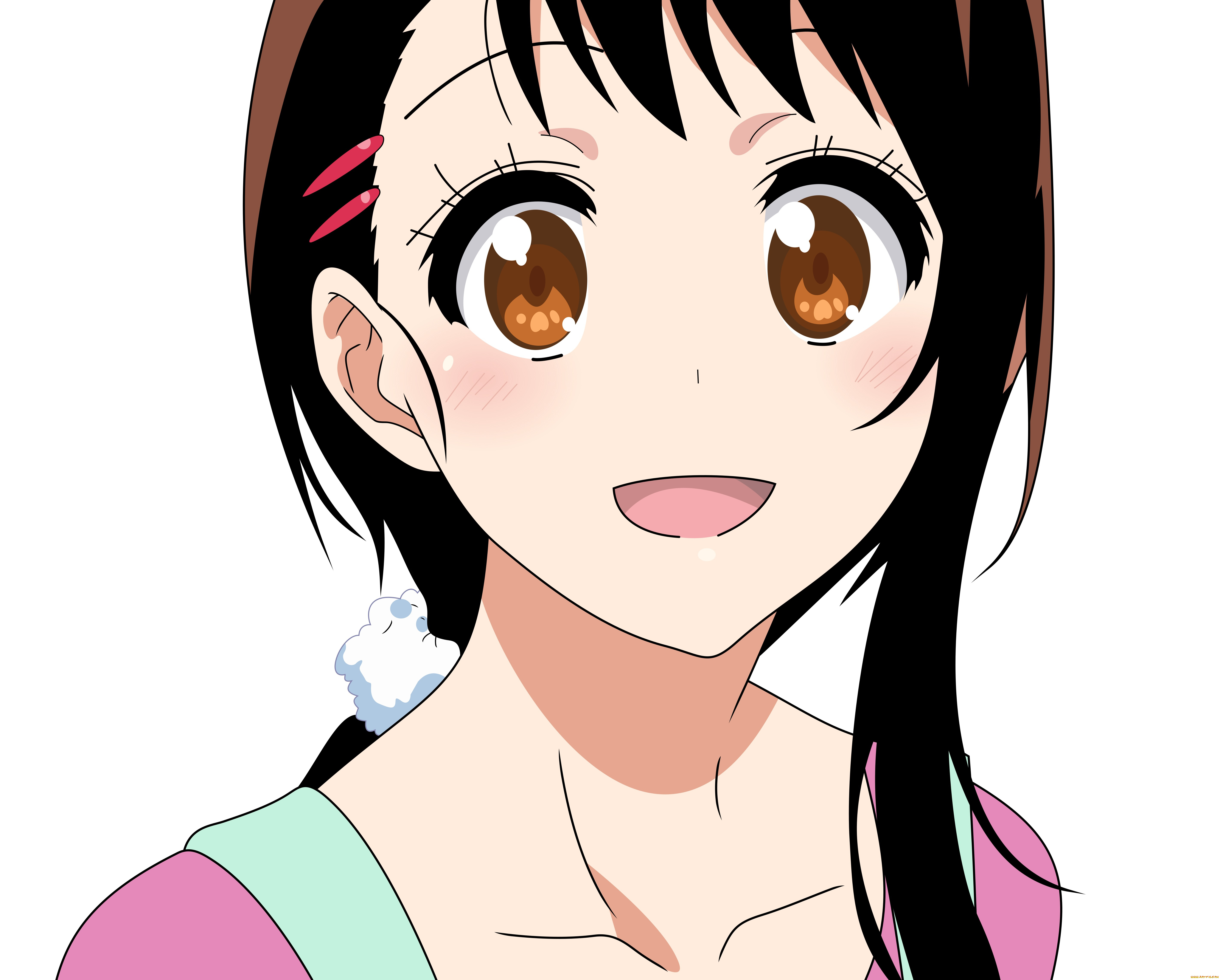 аниме, nisekoi, фон, взгляд, девушка