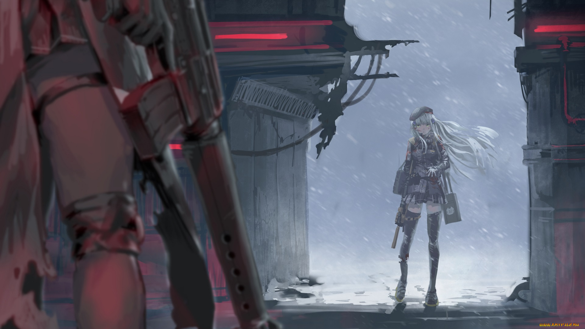 аниме, girls, frontline, девушки