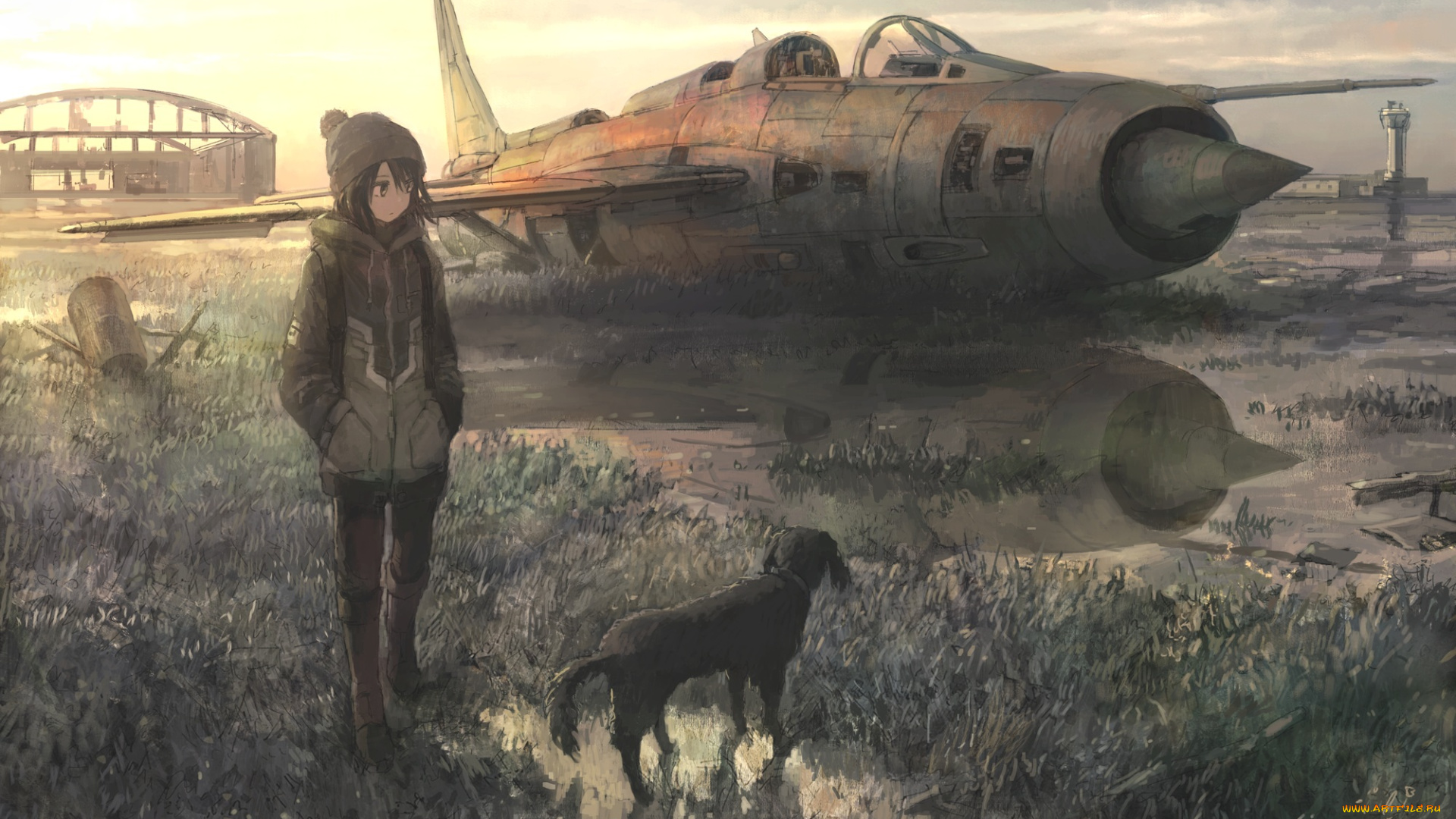 аниме, оружие, , техника, , технологии, девушка