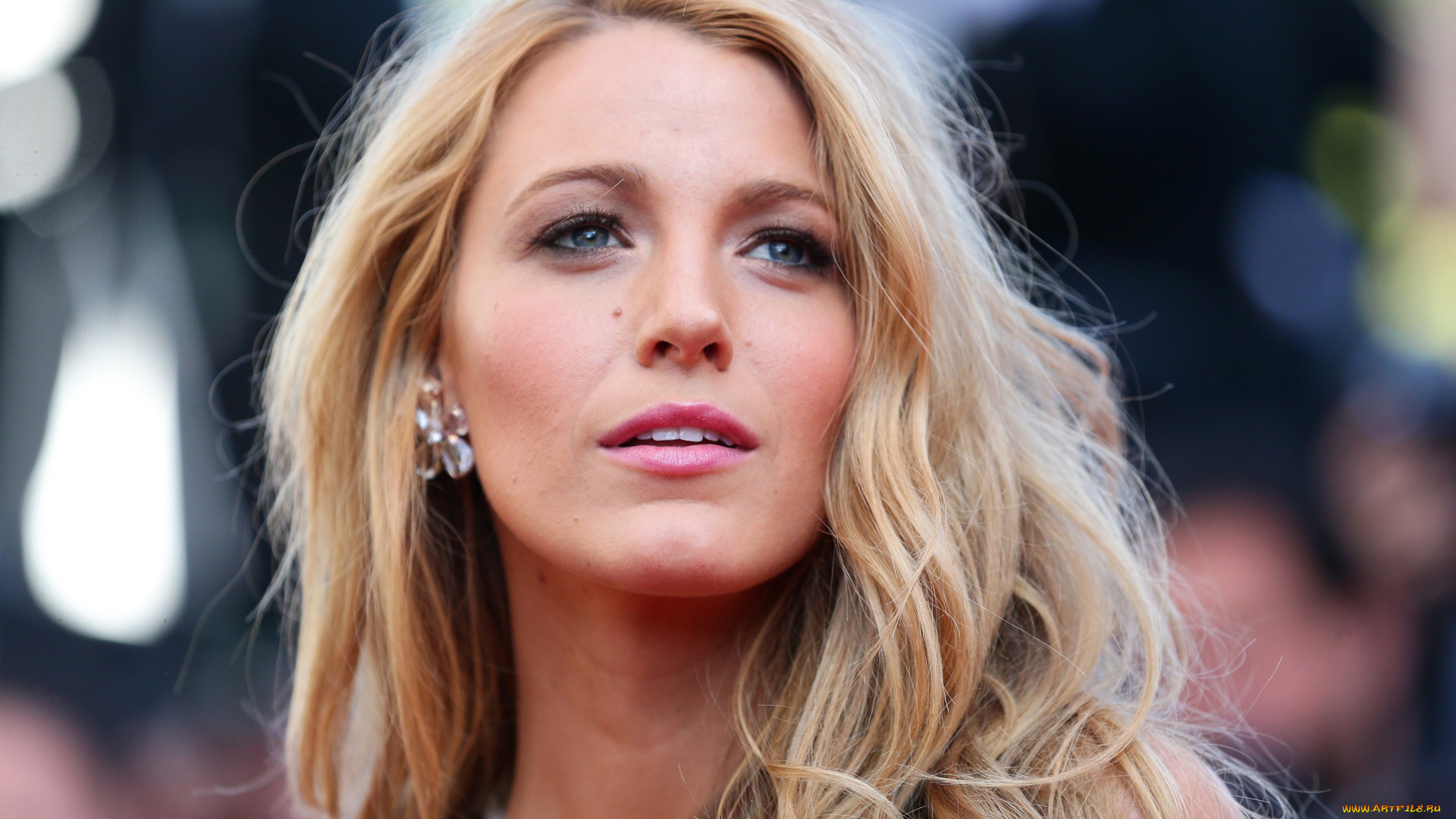 девушки, blake, lively, лицо, блондинка, актриса