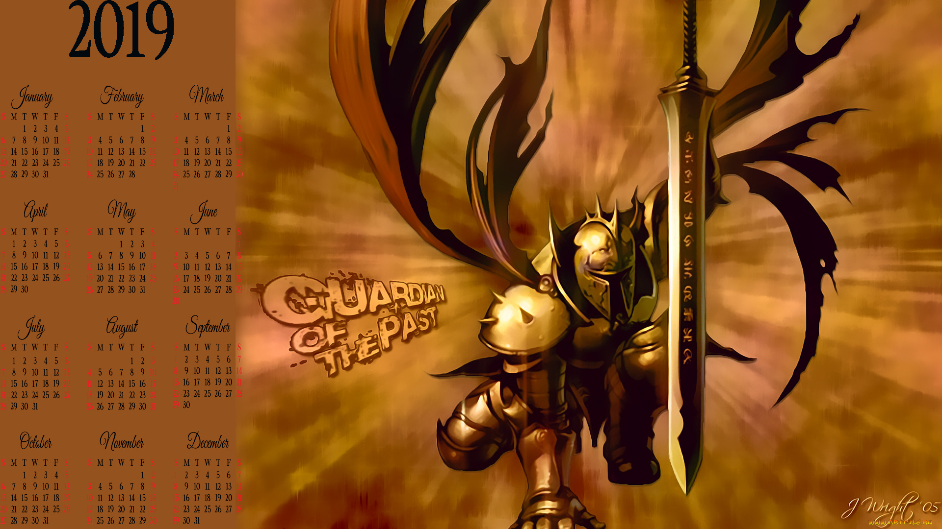 календари, фэнтези, оружие, шлем, доспехи