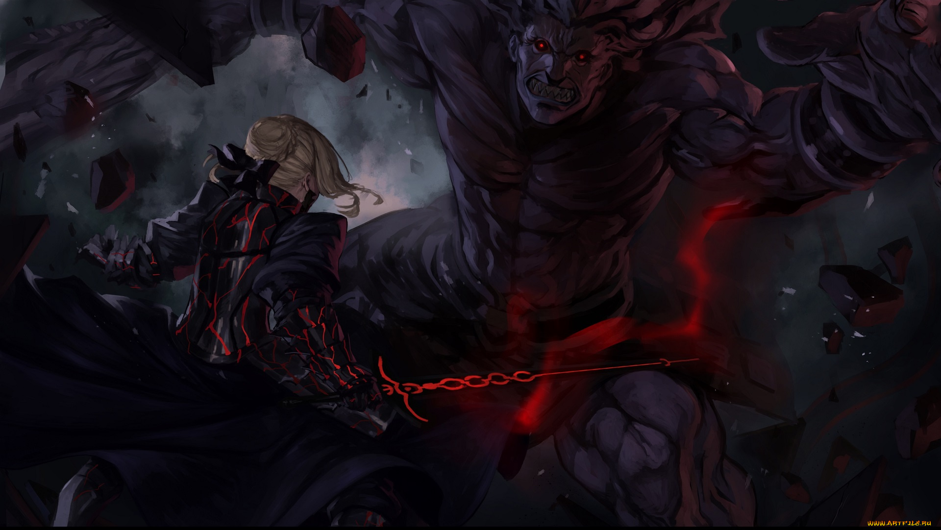 аниме, fate, stay, night, , grand, order, , apocrypha, сейбер, берсеркер