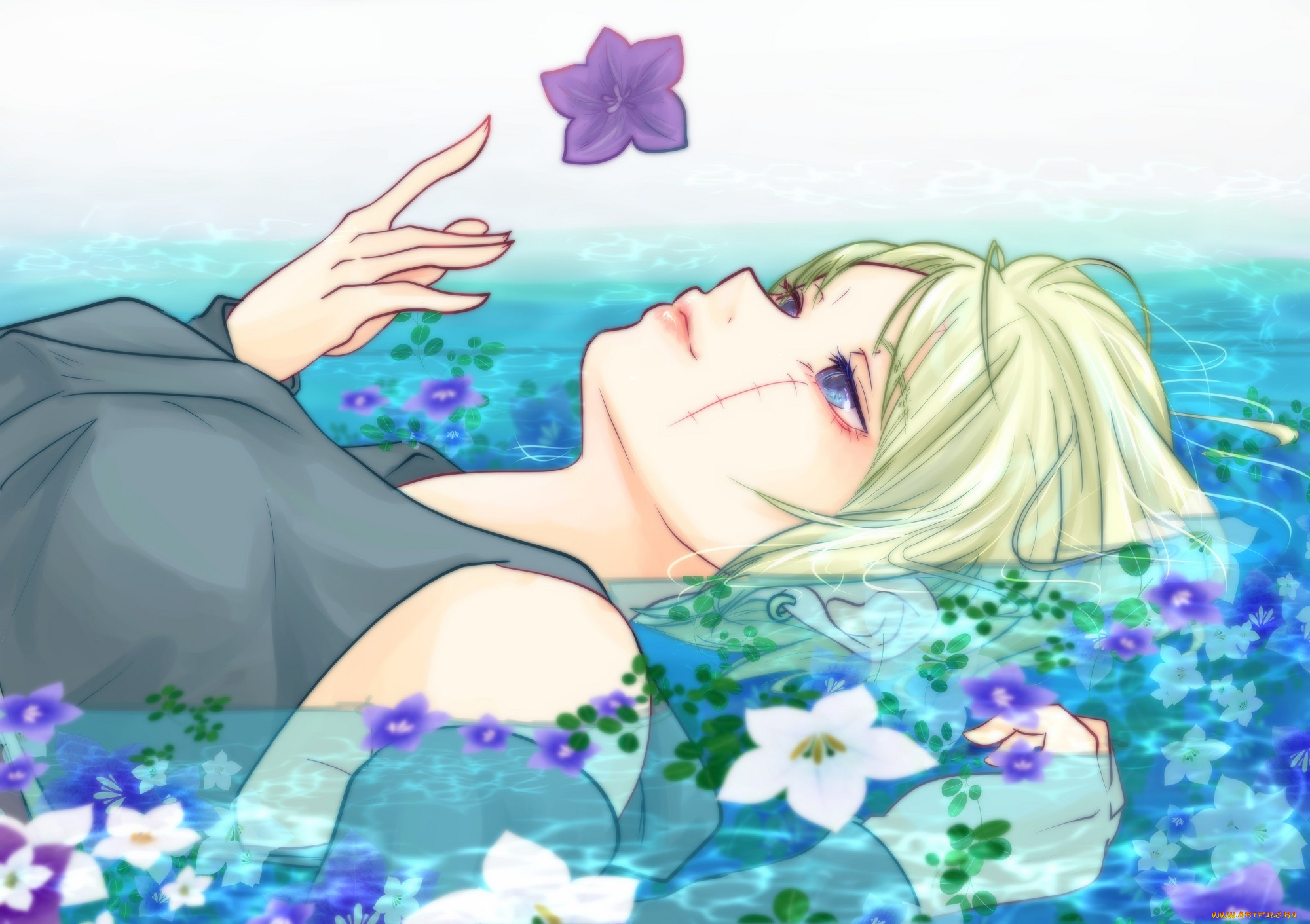 аниме, gintama, девушка