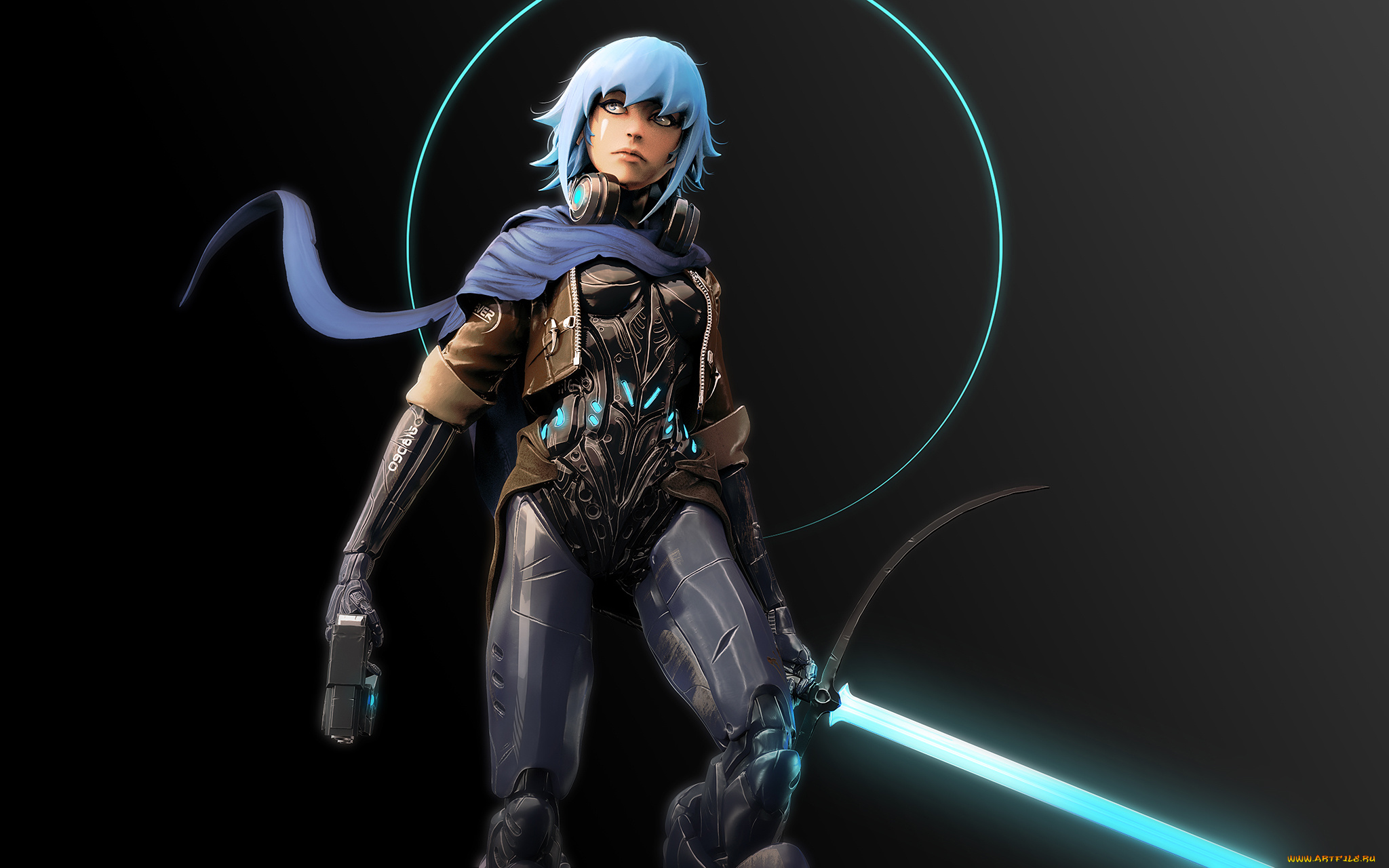 фэнтези, роботы, , киборги, , механизмы, девушка, фон, взгляд