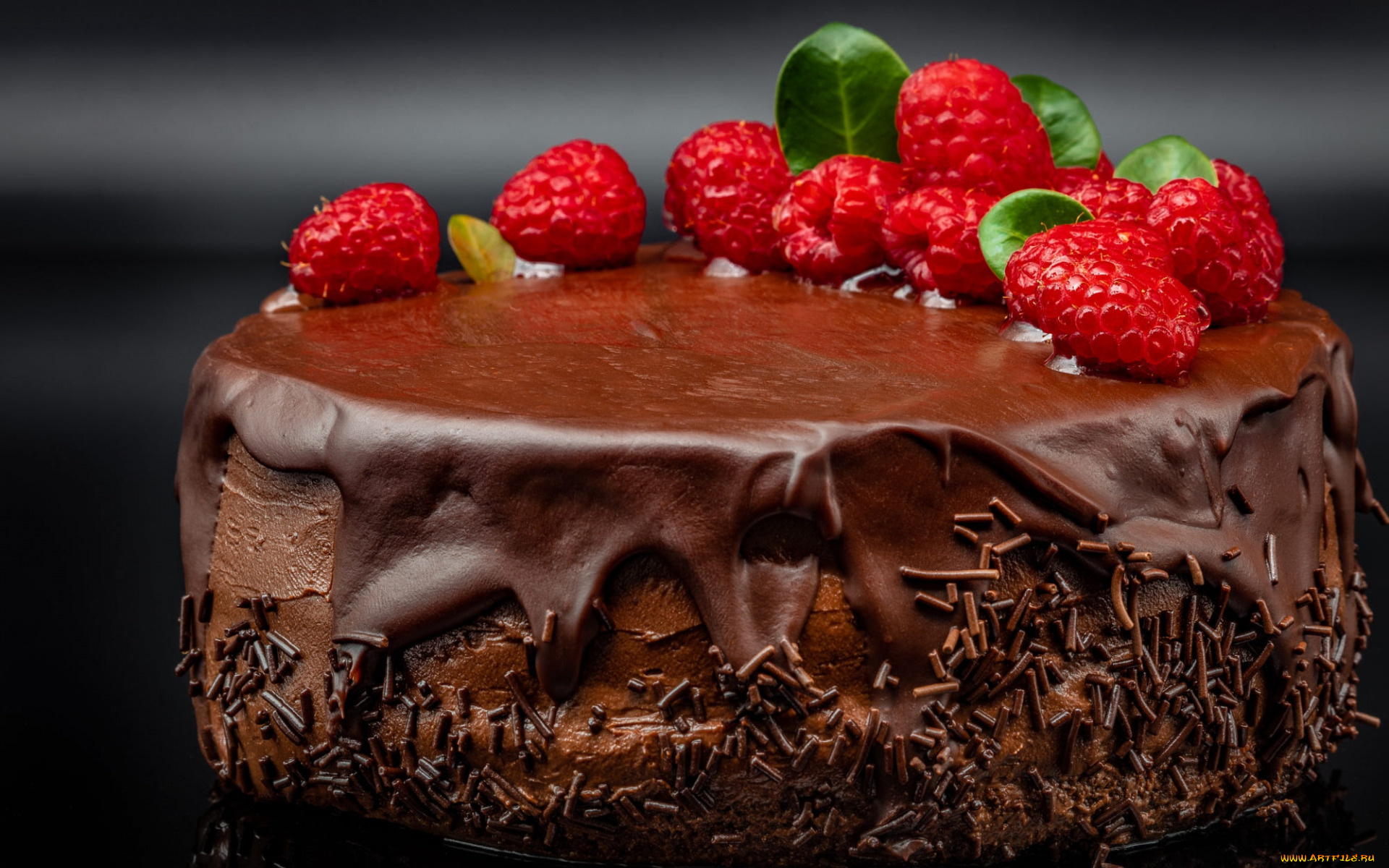 еда, торты, торт, глазурь, шоколад, малина