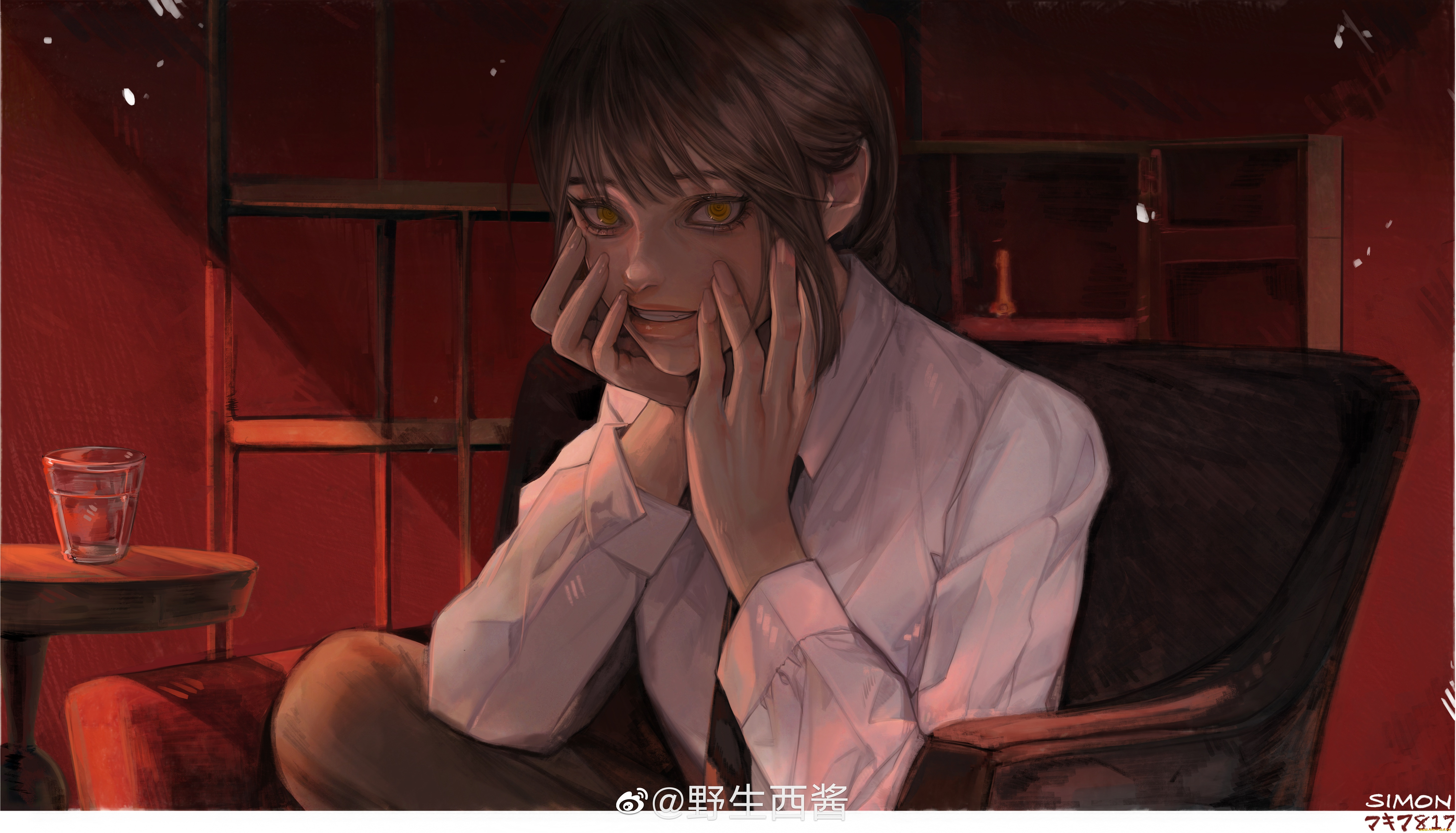 аниме, chainsaw, man, chainsaw, man