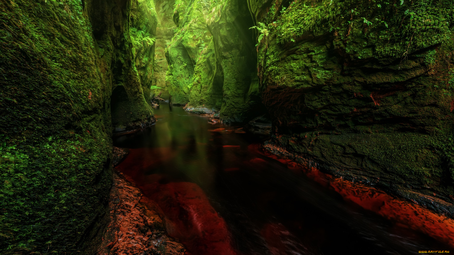 природа, реки, озера, каньон