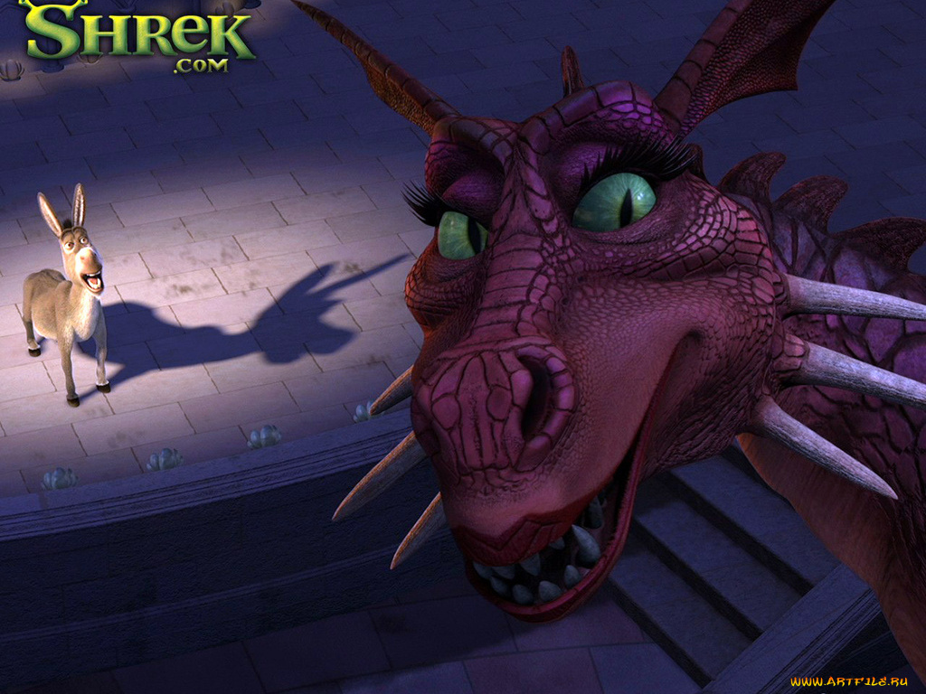 мультфильмы, shrek, the, third