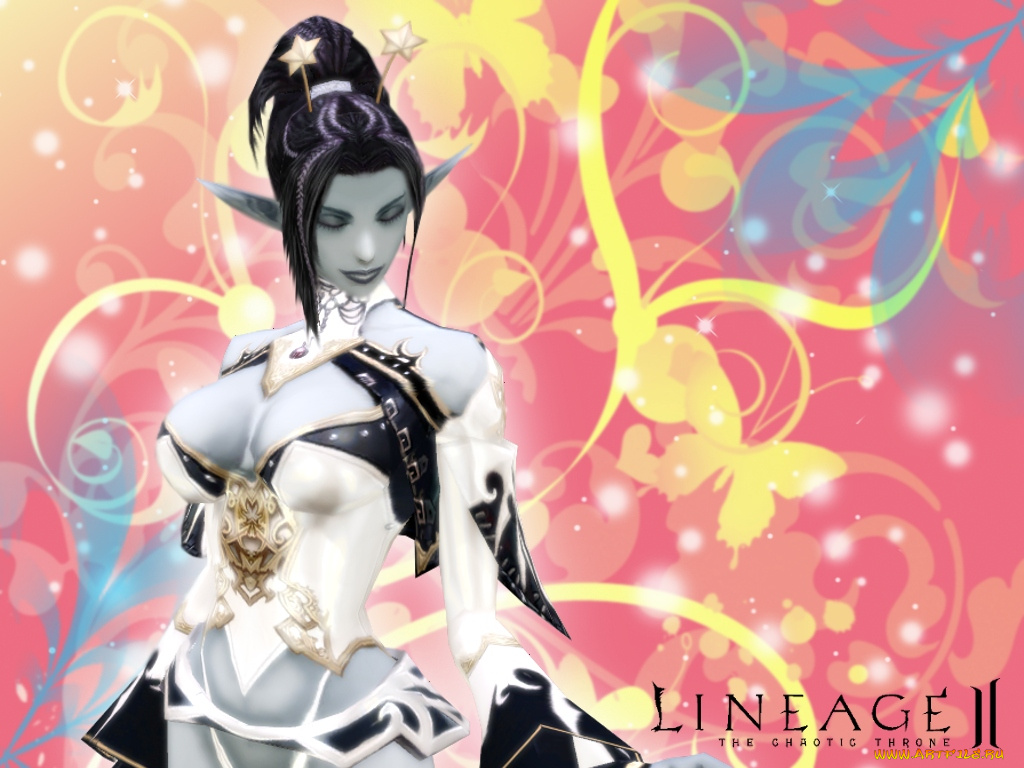 видео, игры, lineage, ii, the, chaotic, throne, interlude