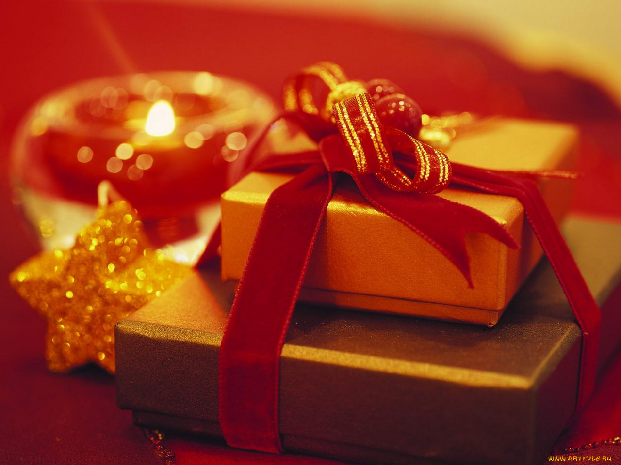 праздничные, подарки, коробочки