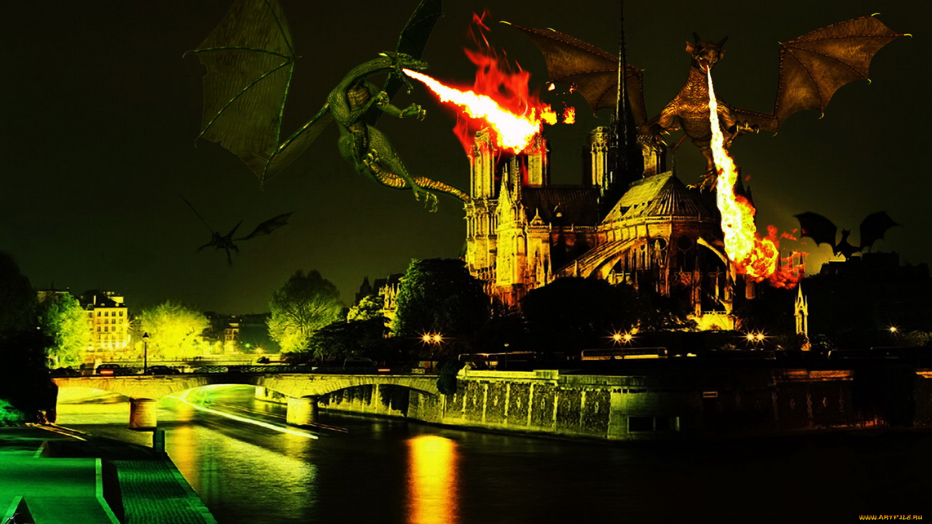 фэнтези, драконы