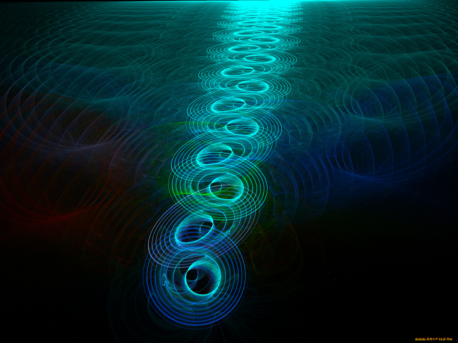 3д, графика, fractal, фракталы, узор, цвета, фон