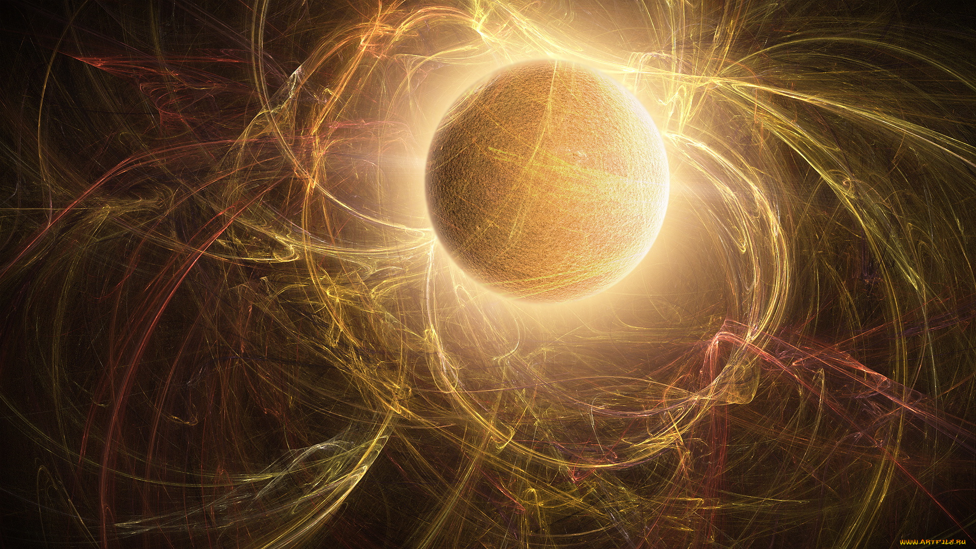 3д, графика, шары, фон, цвета, узор