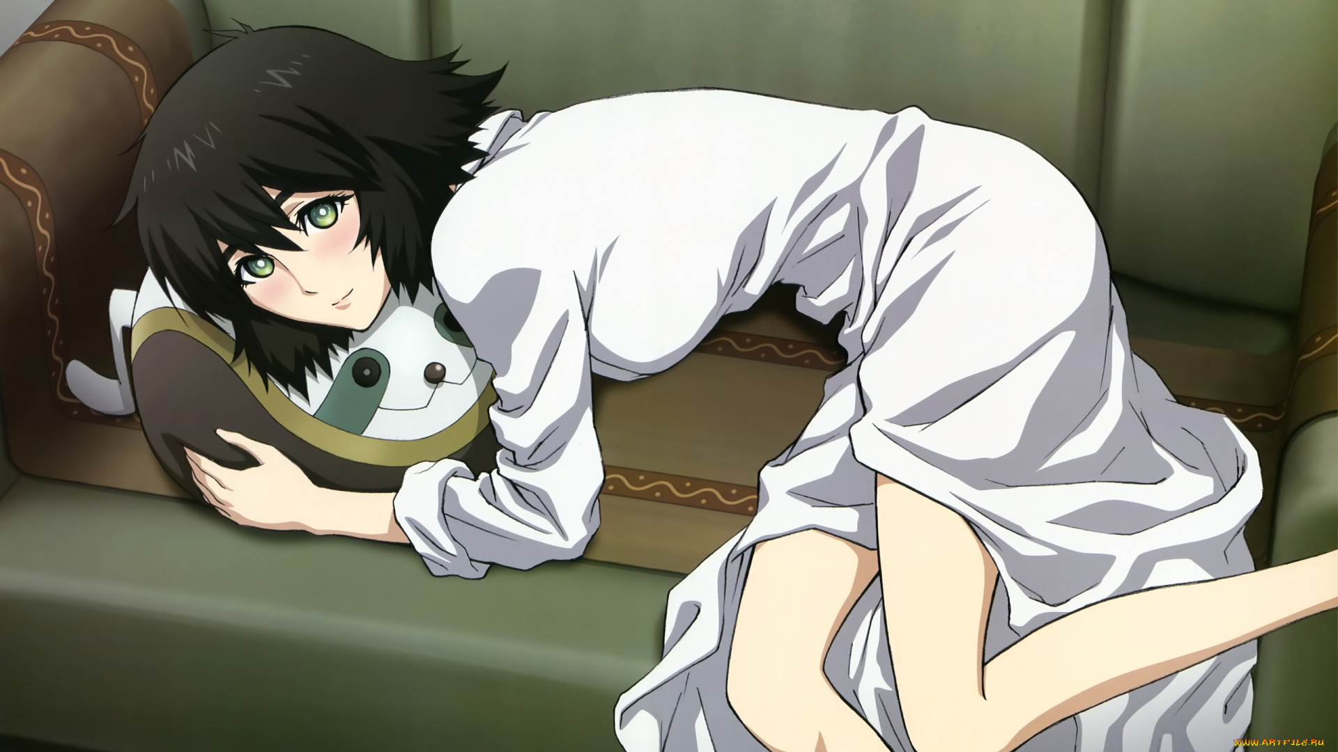 аниме, steins, gate, 