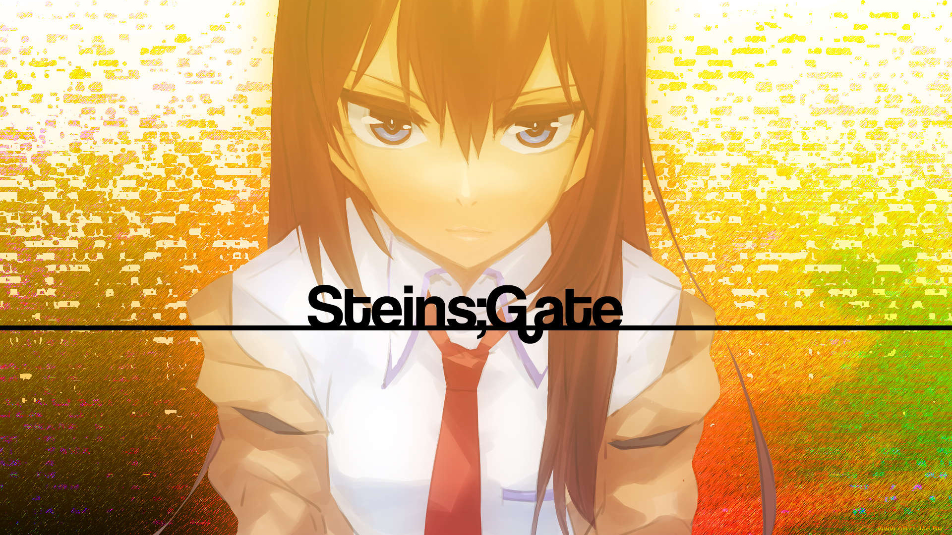 аниме, steins, gate, 