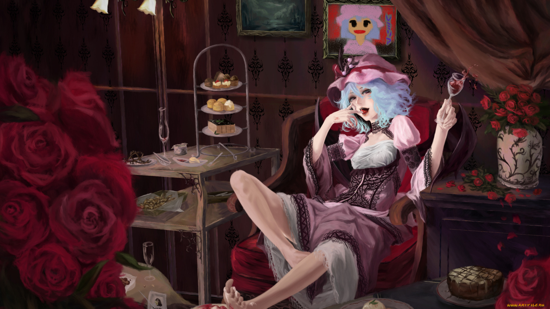 аниме, touhou, remilia, scarlet
