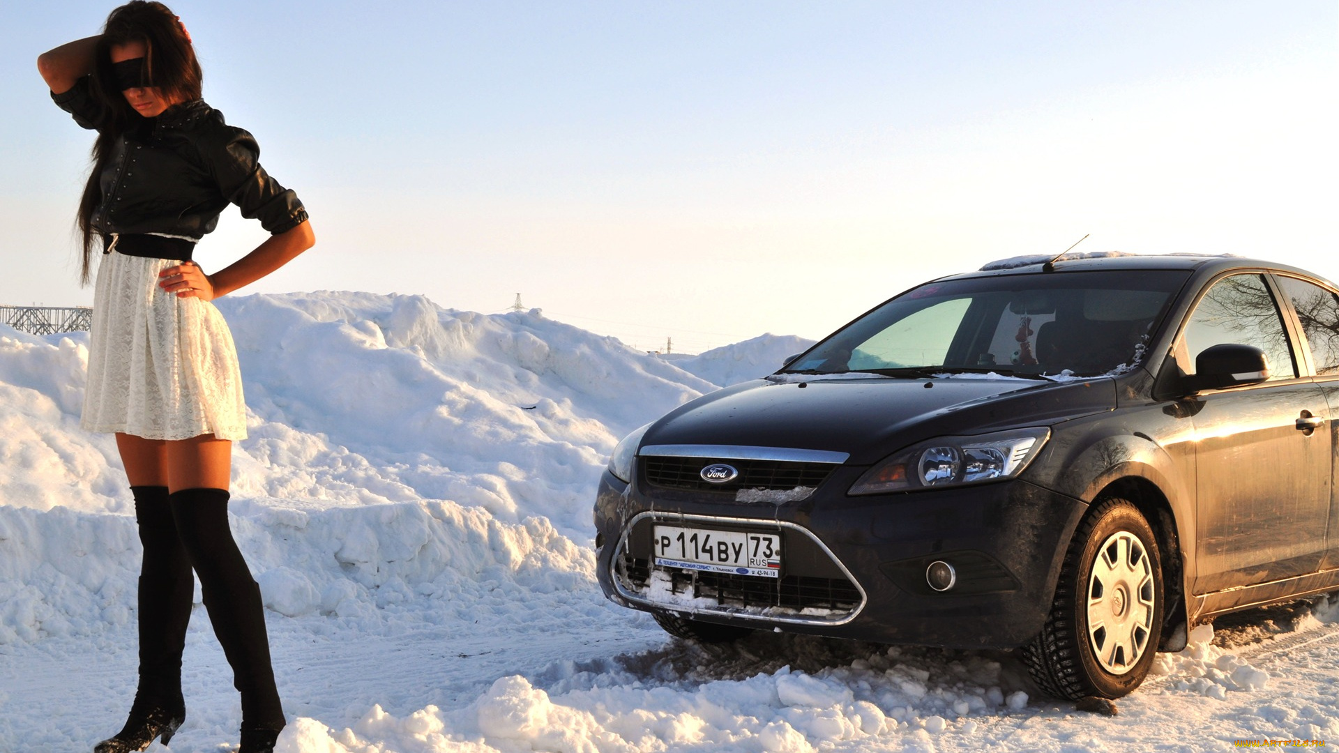 автомобили, авто, девушками