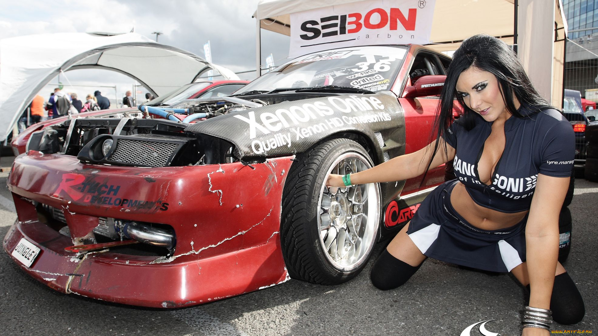 автомобили, авто, девушками