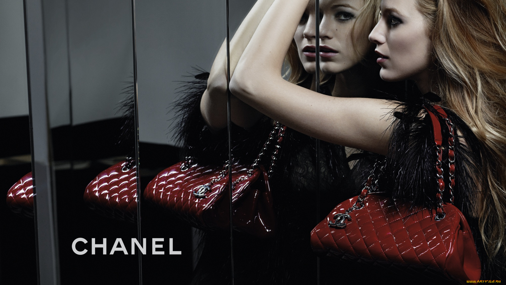 chanel, бренды, зеркало, сумка