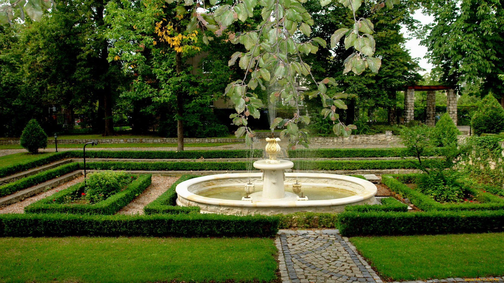 природа, парк, university, poland, botanical, garden, of, wroclaw