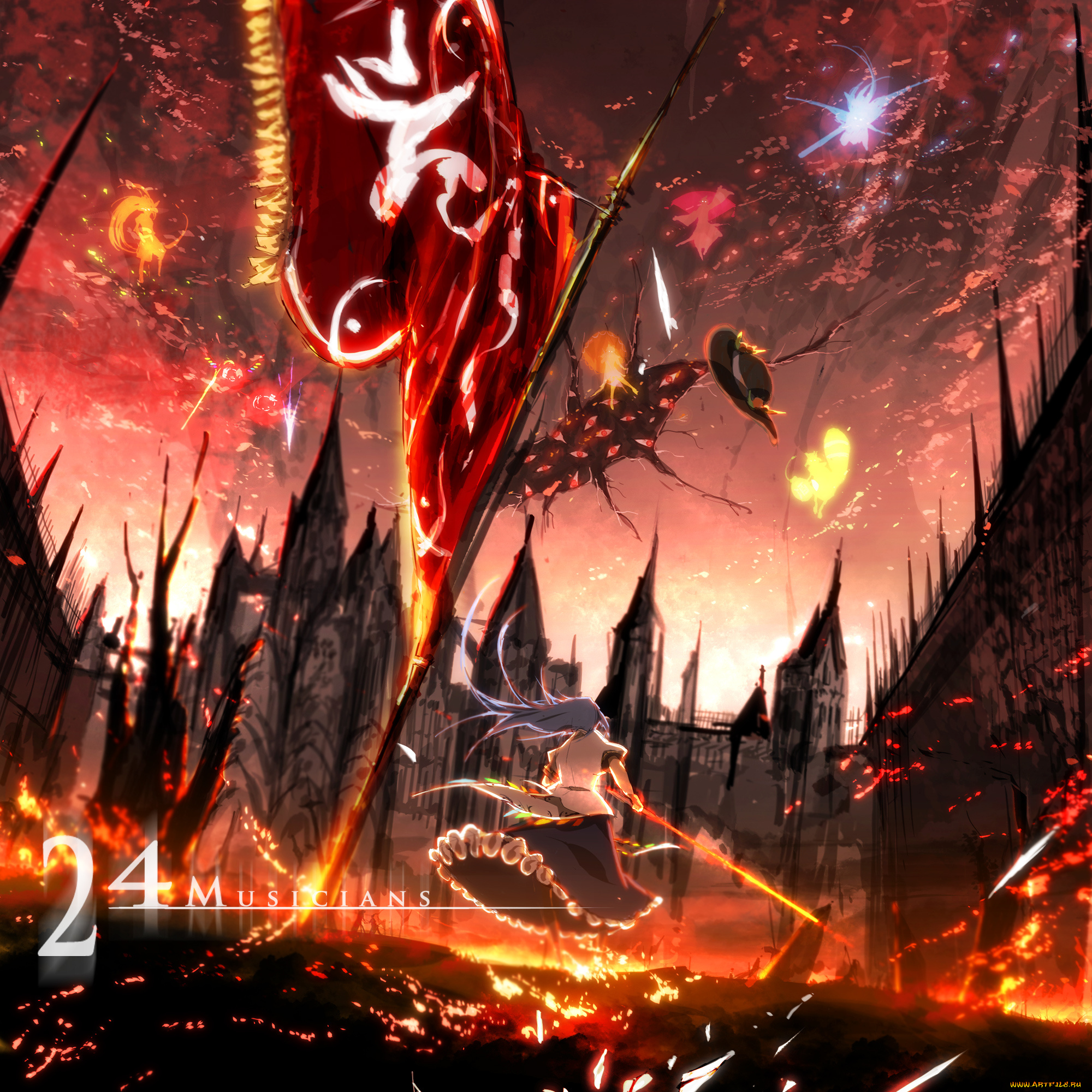 аниме, touhou, персонажи