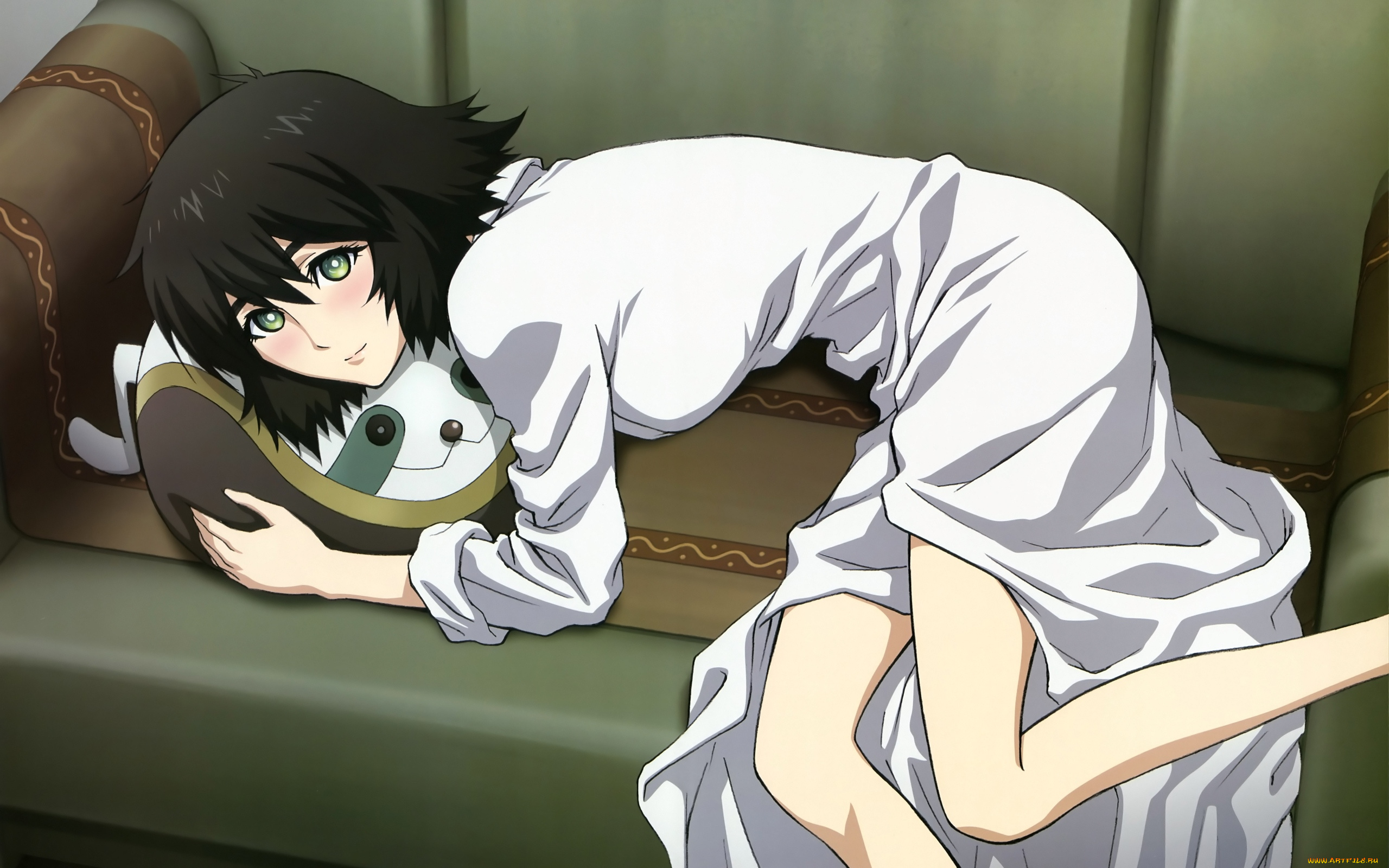 аниме, steins, gate, 