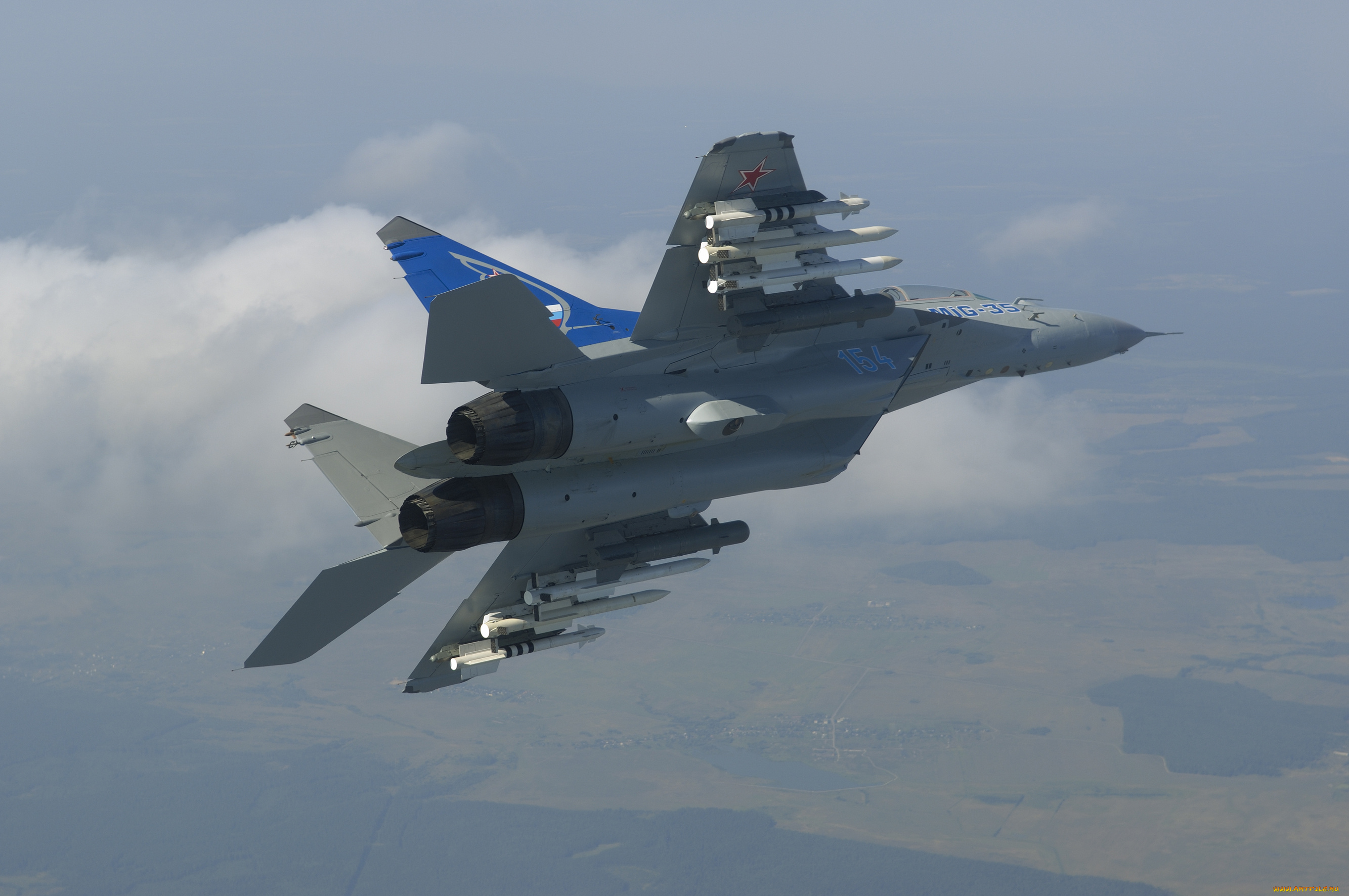 авиация, боевые, самолёты, mig-35