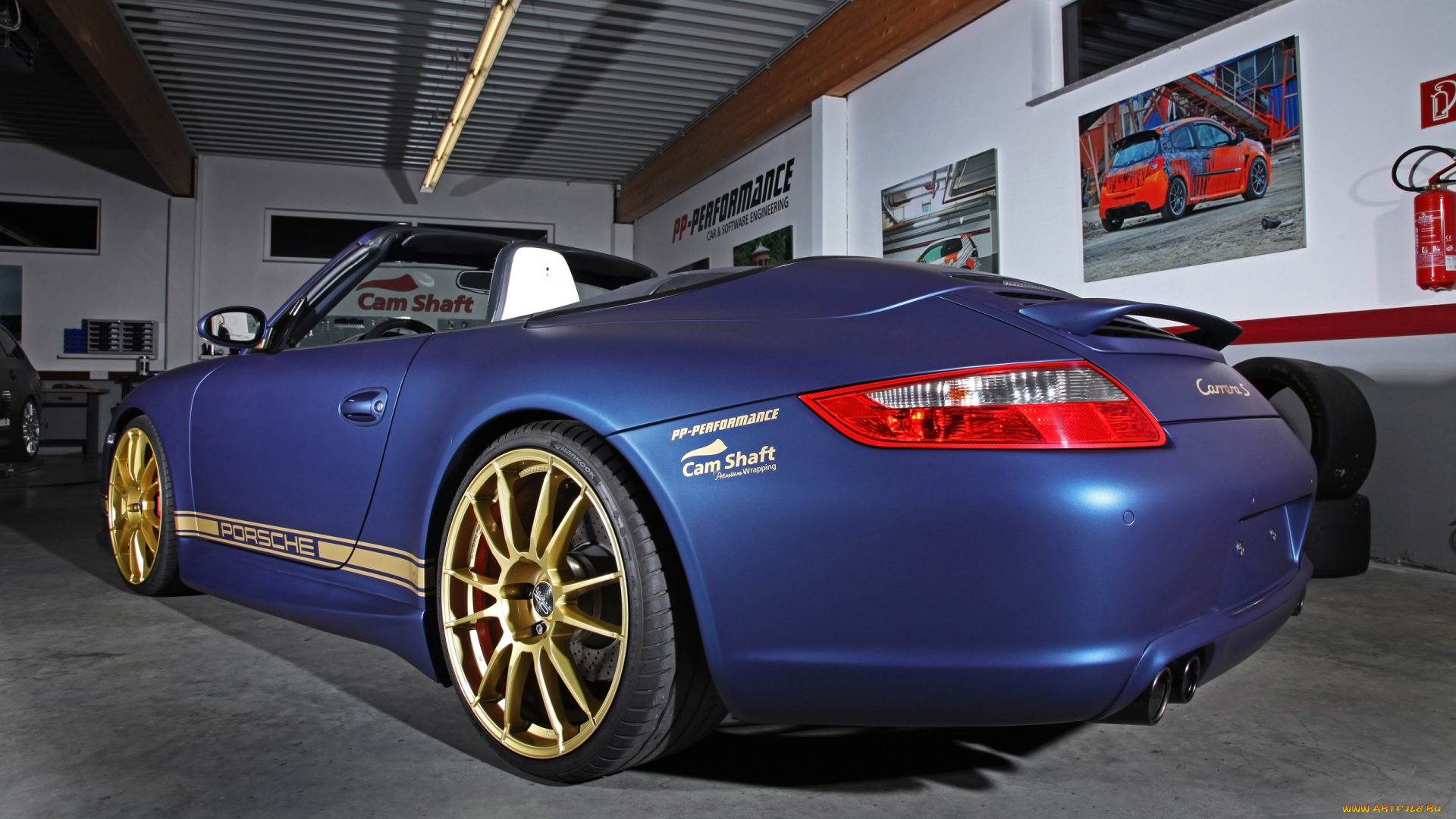 2014-cam-shaft-porsche-997-carrera-cabrio, автомобили, porsche