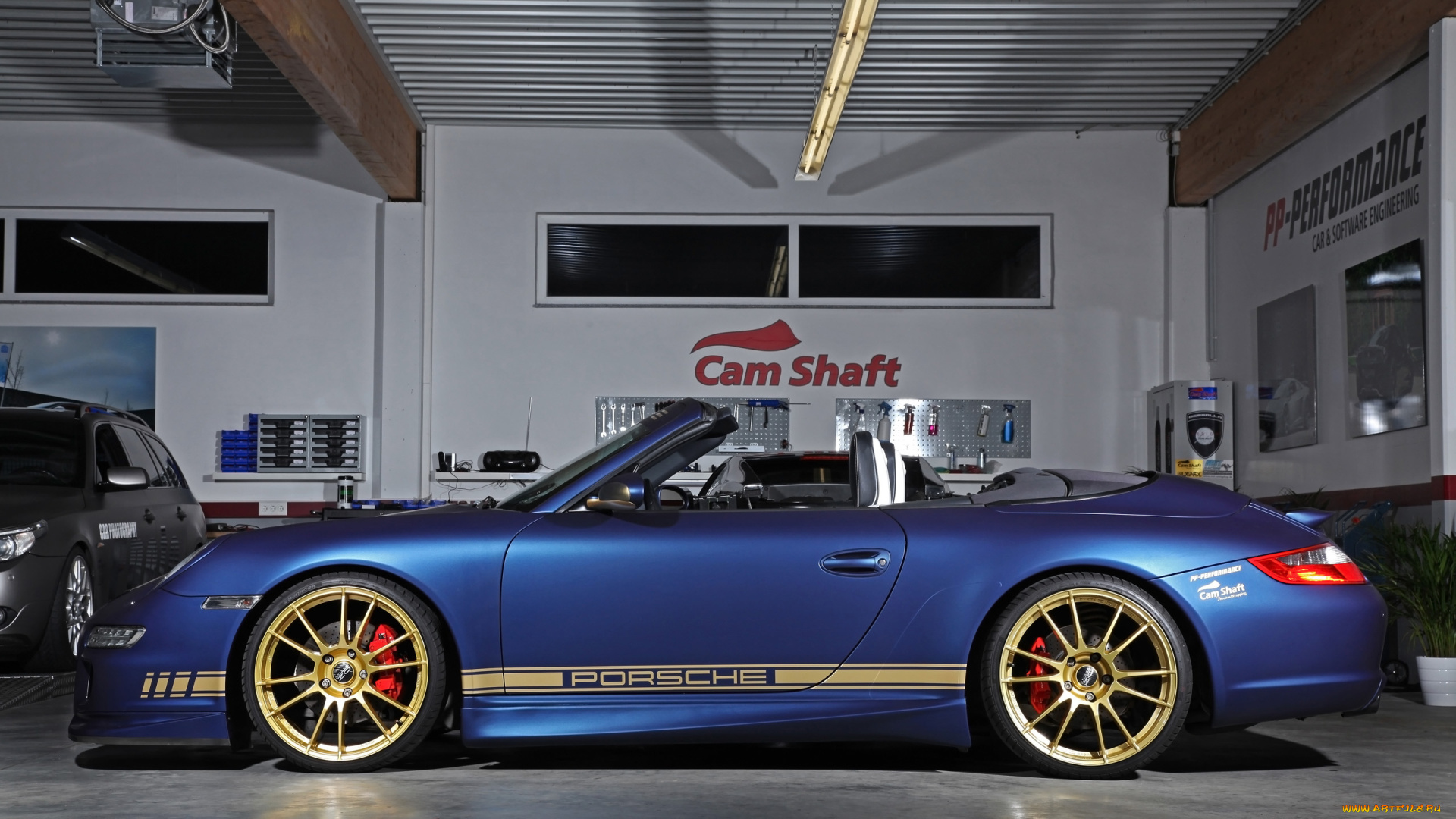 2014-cam-shaft-porsche-997-carrera-cabrio, автомобили, porsche