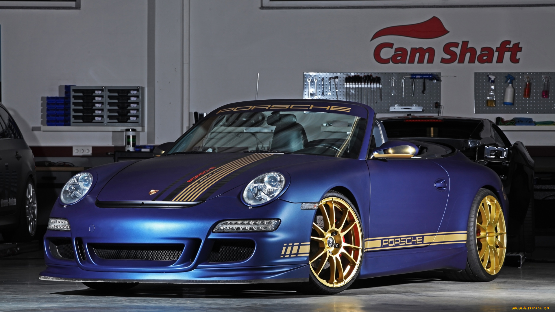 2014-cam-shaft-porsche-997-carrera-cabrio, автомобили, porsche