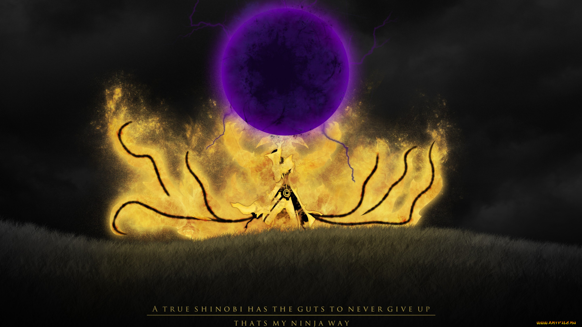 аниме, naruto, бомба, расенган