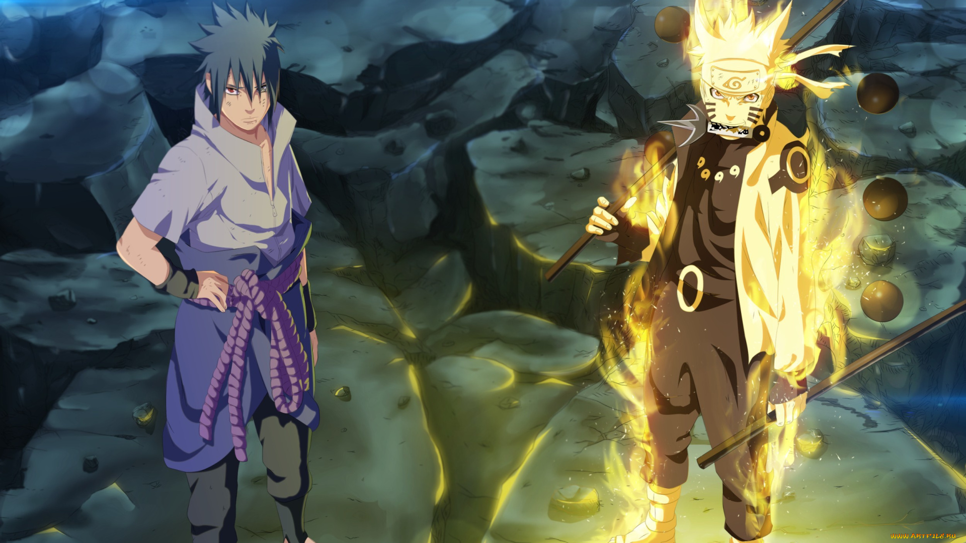 аниме, naruto, shippuden, ninja, uchiha, sasuke, uzumaki