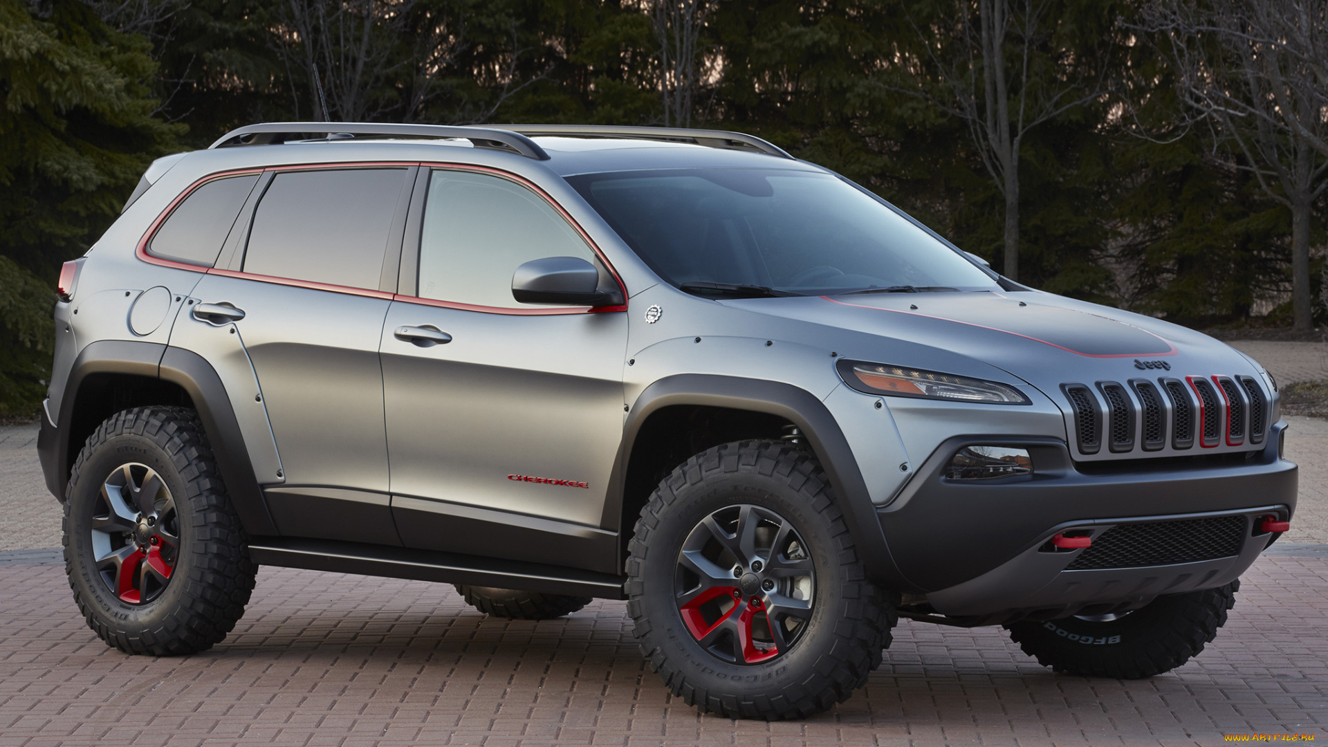 автомобили, jeep, adventurer, cherokee, серый, 2014, kl, concept