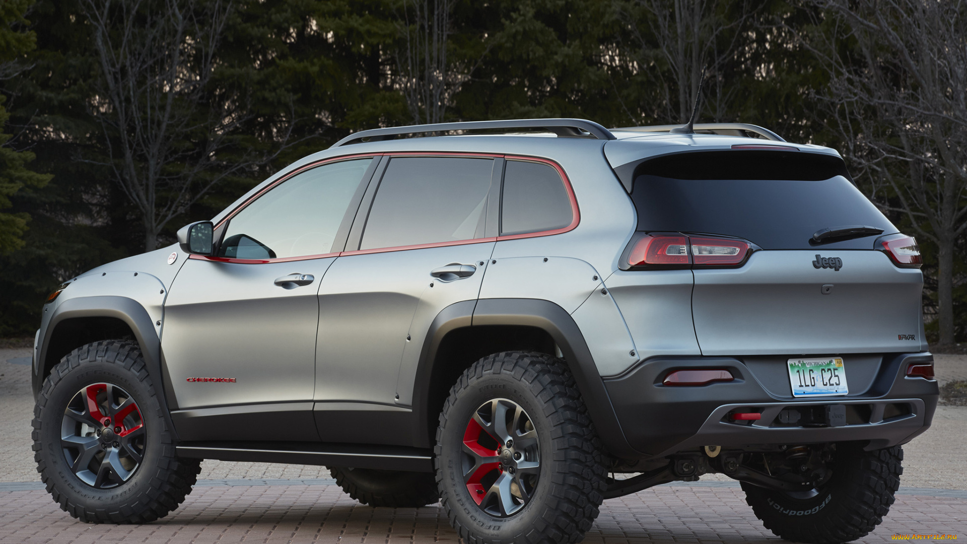 автомобили, jeep, серый, adventurer, cherokee, concept, kl, 2014