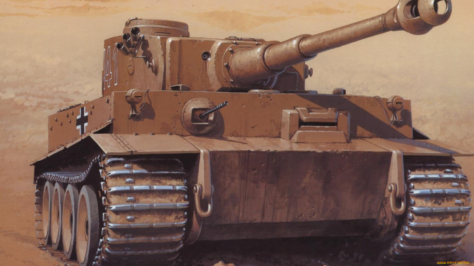 рисованные, армия, танк