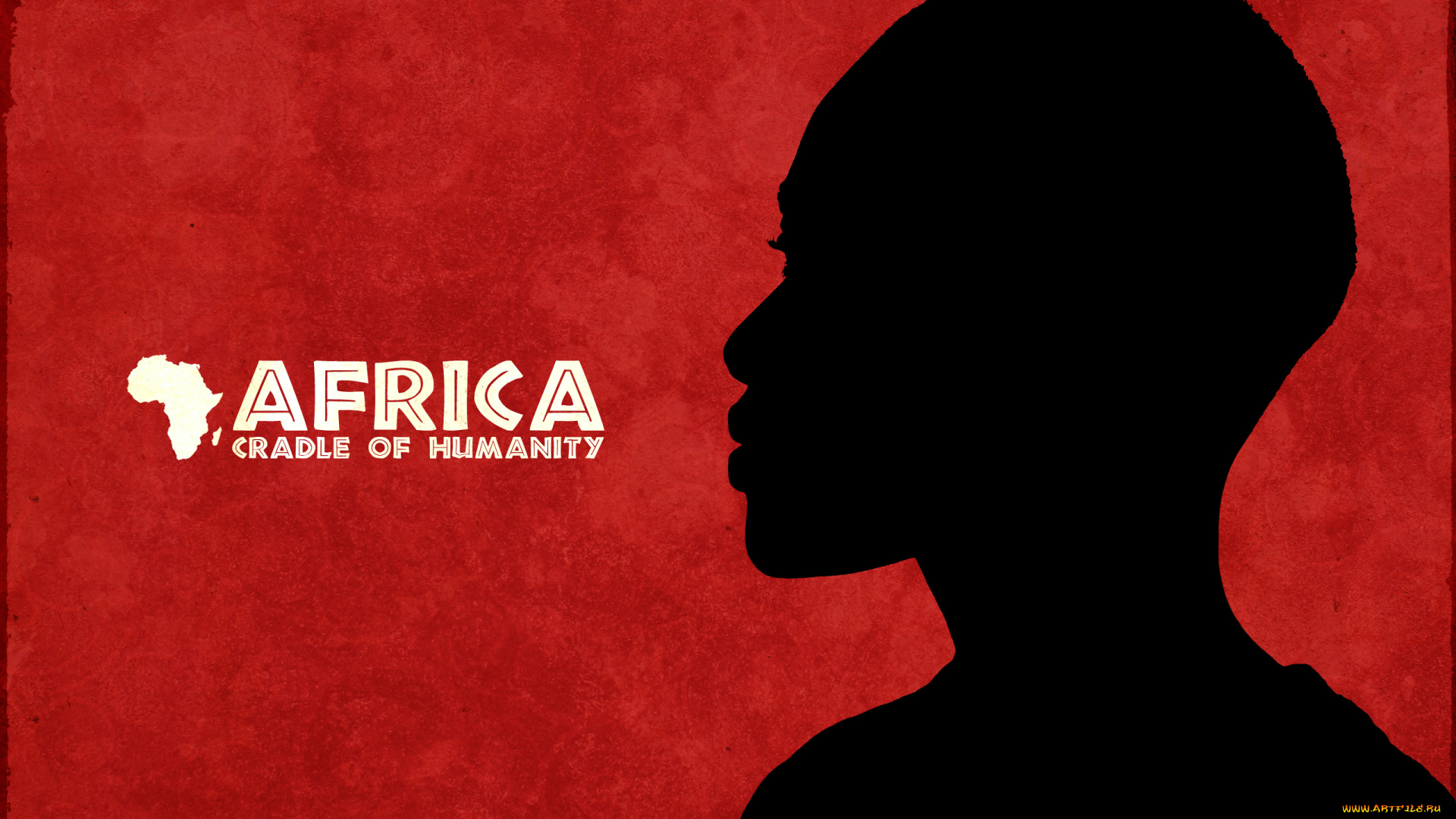 рисованные, минимализм, африканец