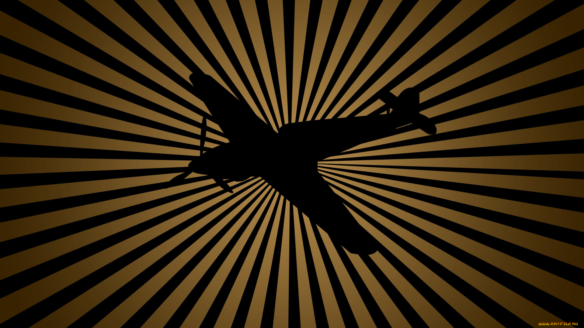 рисованные, минимализм, лучи, самолет