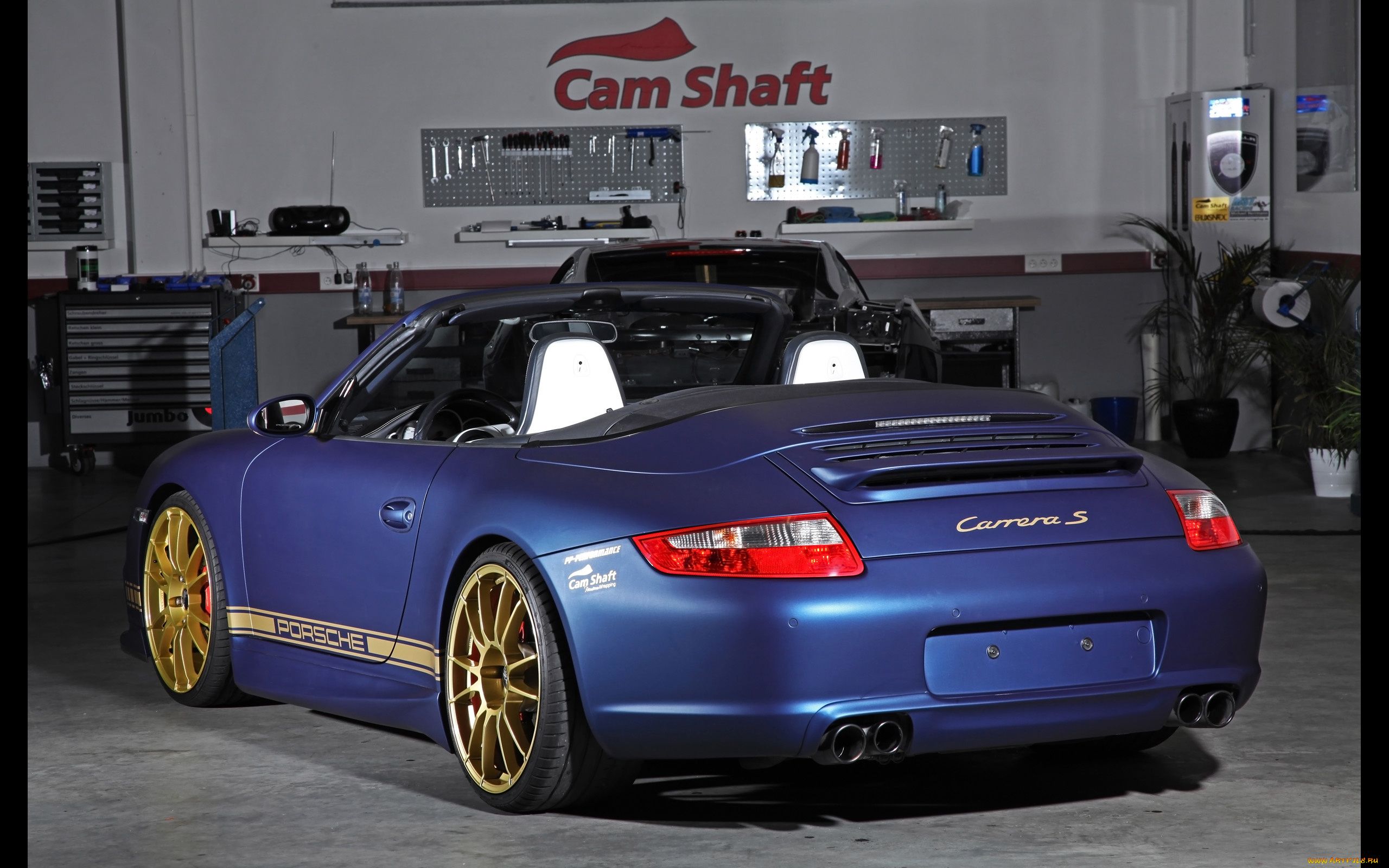 2014-cam-shaft-porsche-997-carrera-cabrio, автомобили, porsche