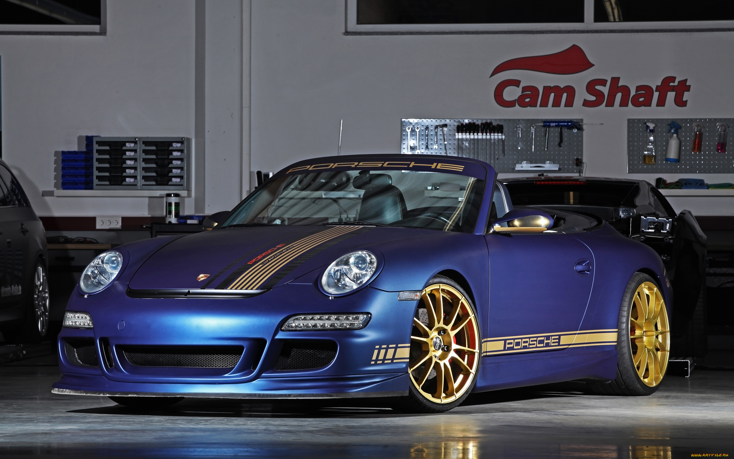 2014-cam-shaft-porsche-997-carrera-cabrio, автомобили, porsche