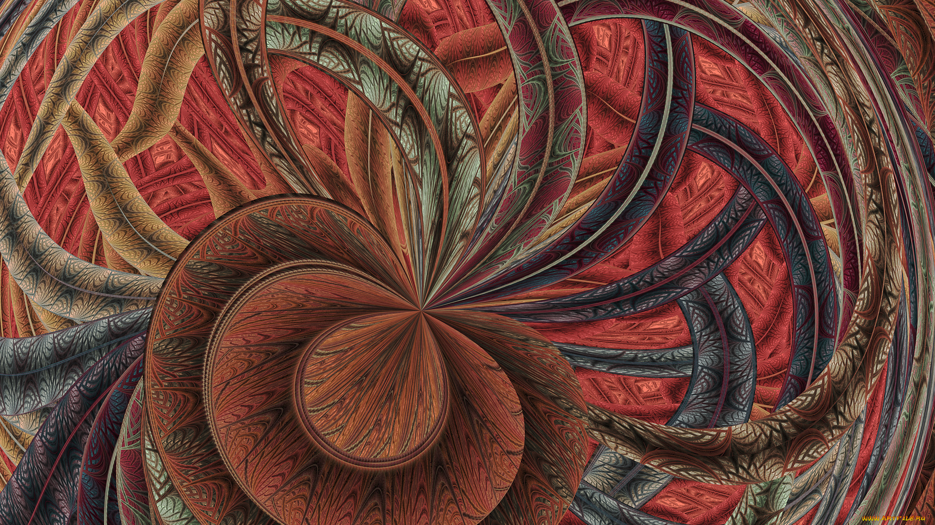 3д, графика, фракталы, , fractal, узор, фон, цвета